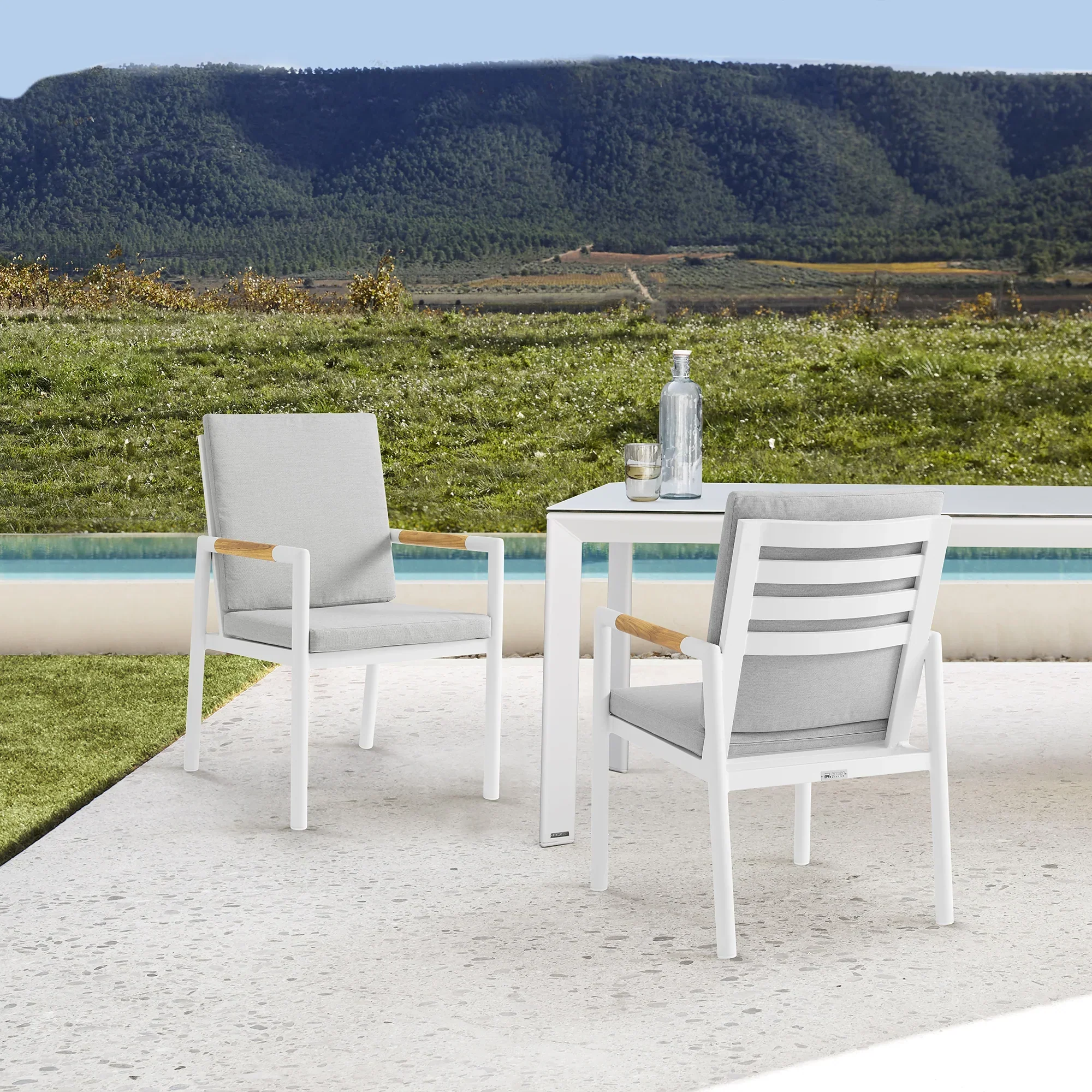 Royal Outdoor Dining Chair - Set of 2 - Image 12