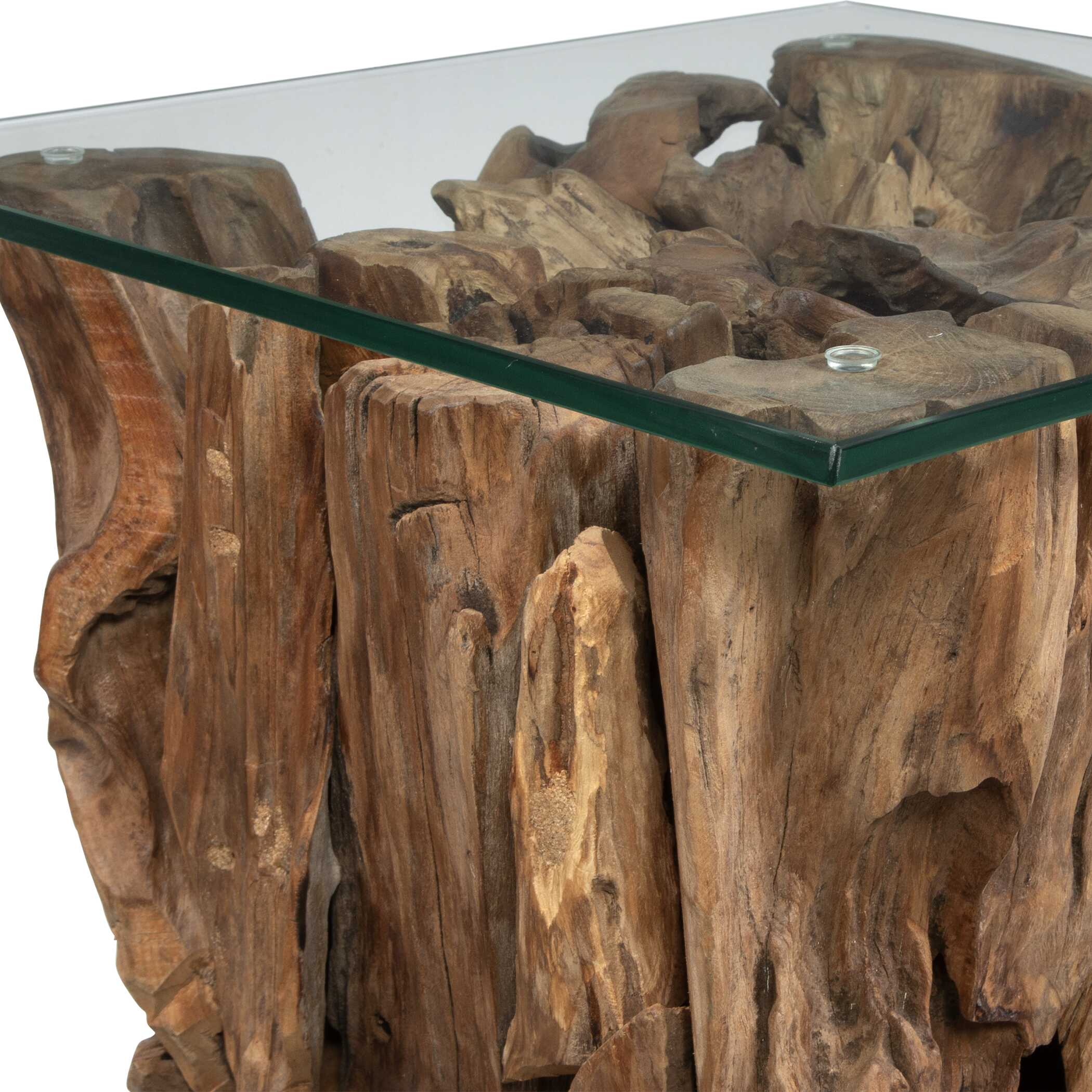 Rozel Teak Wood End Table - Image 8