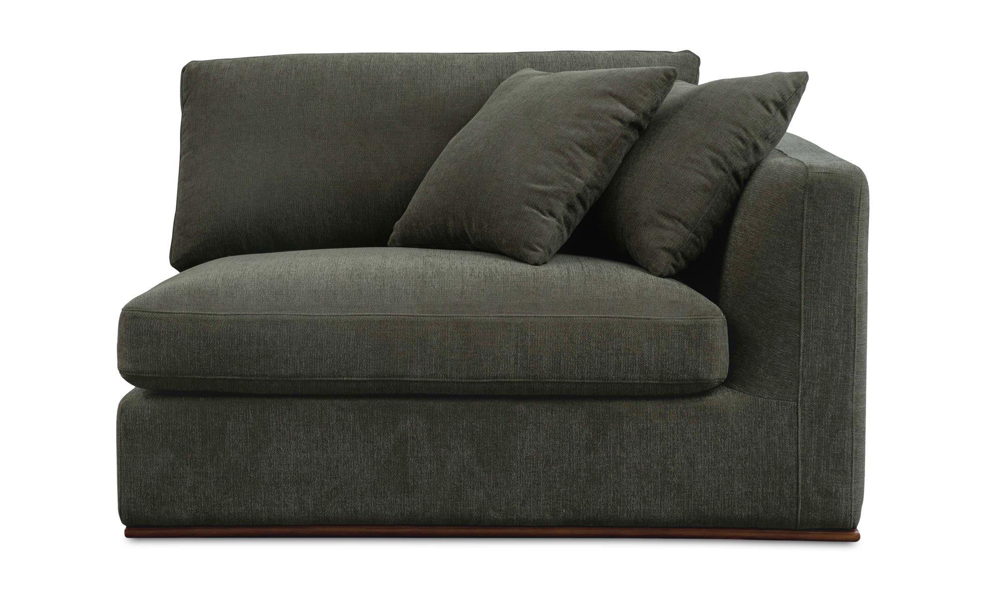 Rue Right Arm Facing Chair Deep Green