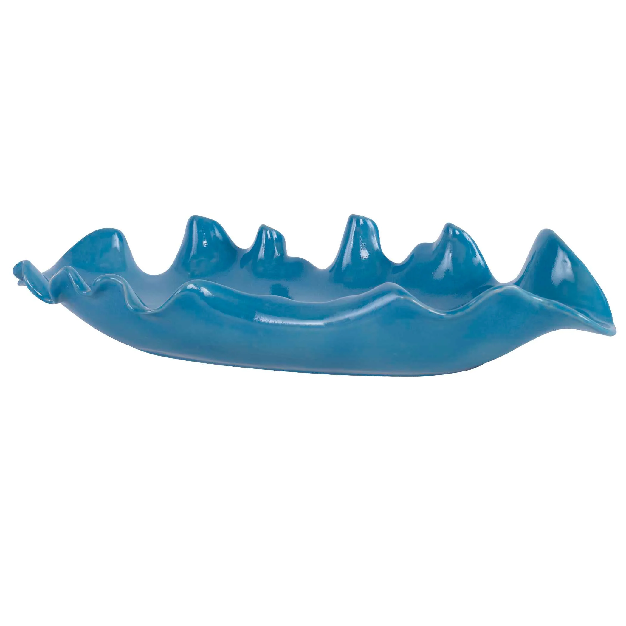 Ruffled Feathers Blue Bowl - Image 4