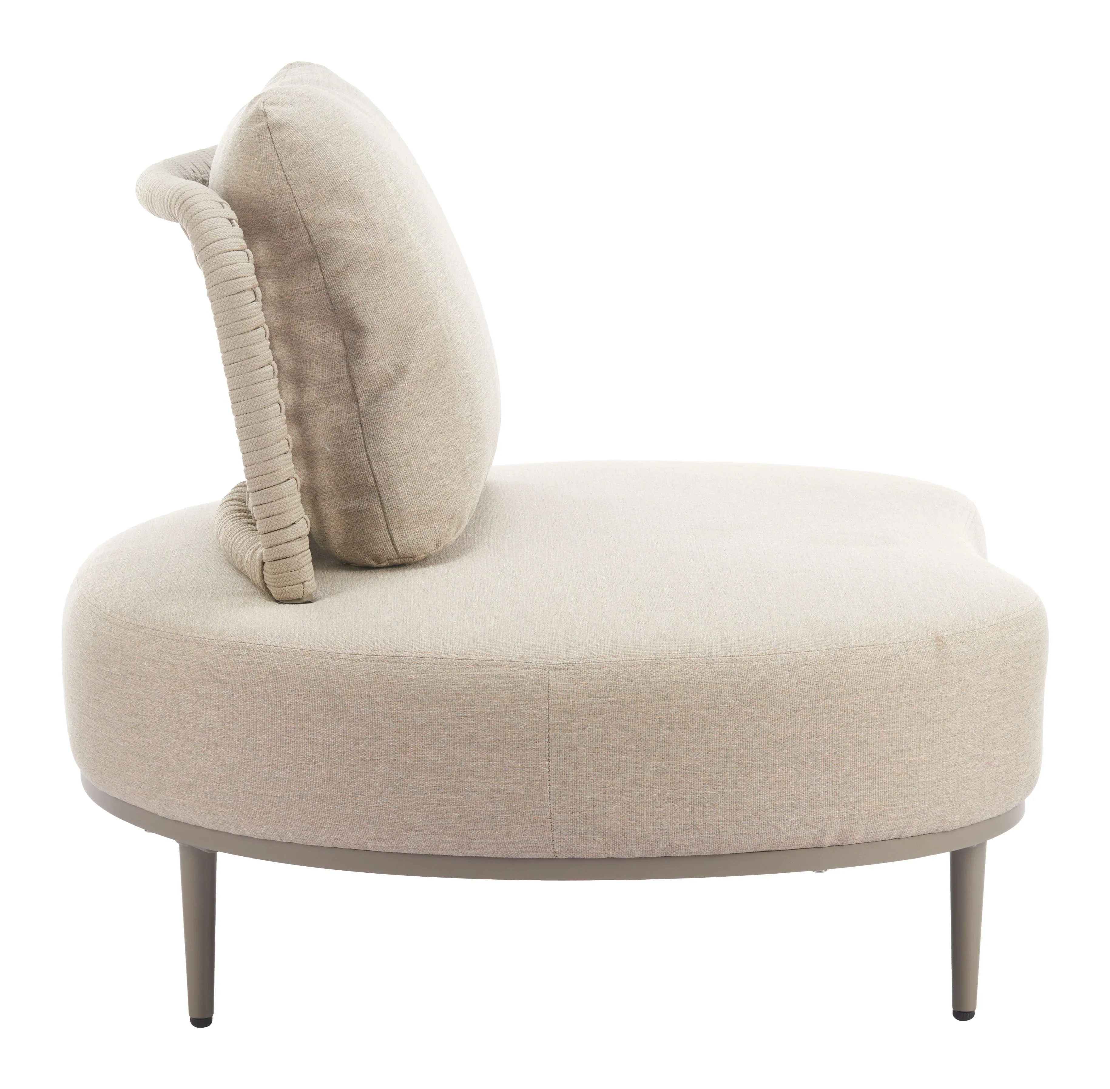 Ruhe Accent Chair Beige - Image 3