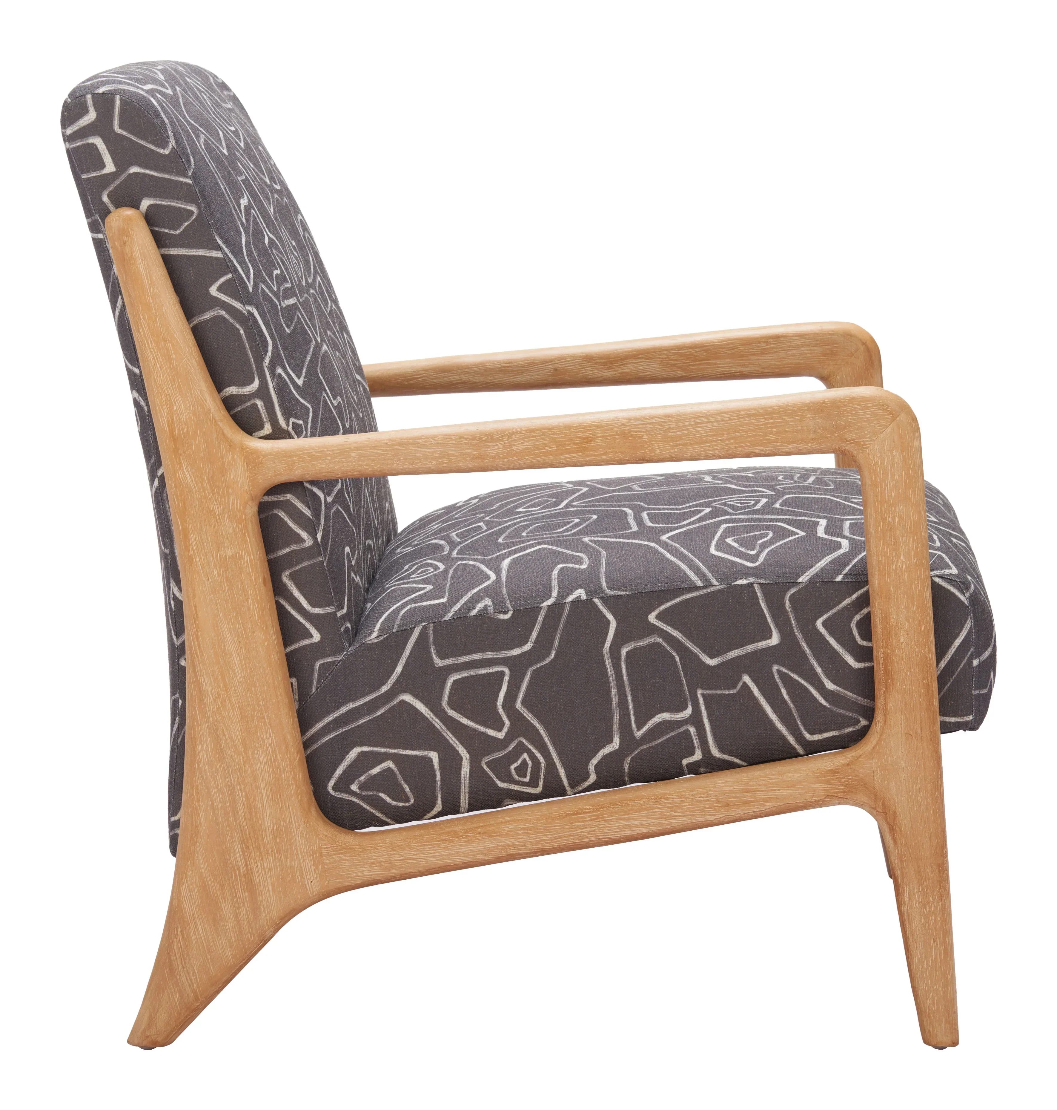 Runa Accent Chair Gray & Natural - Image 2