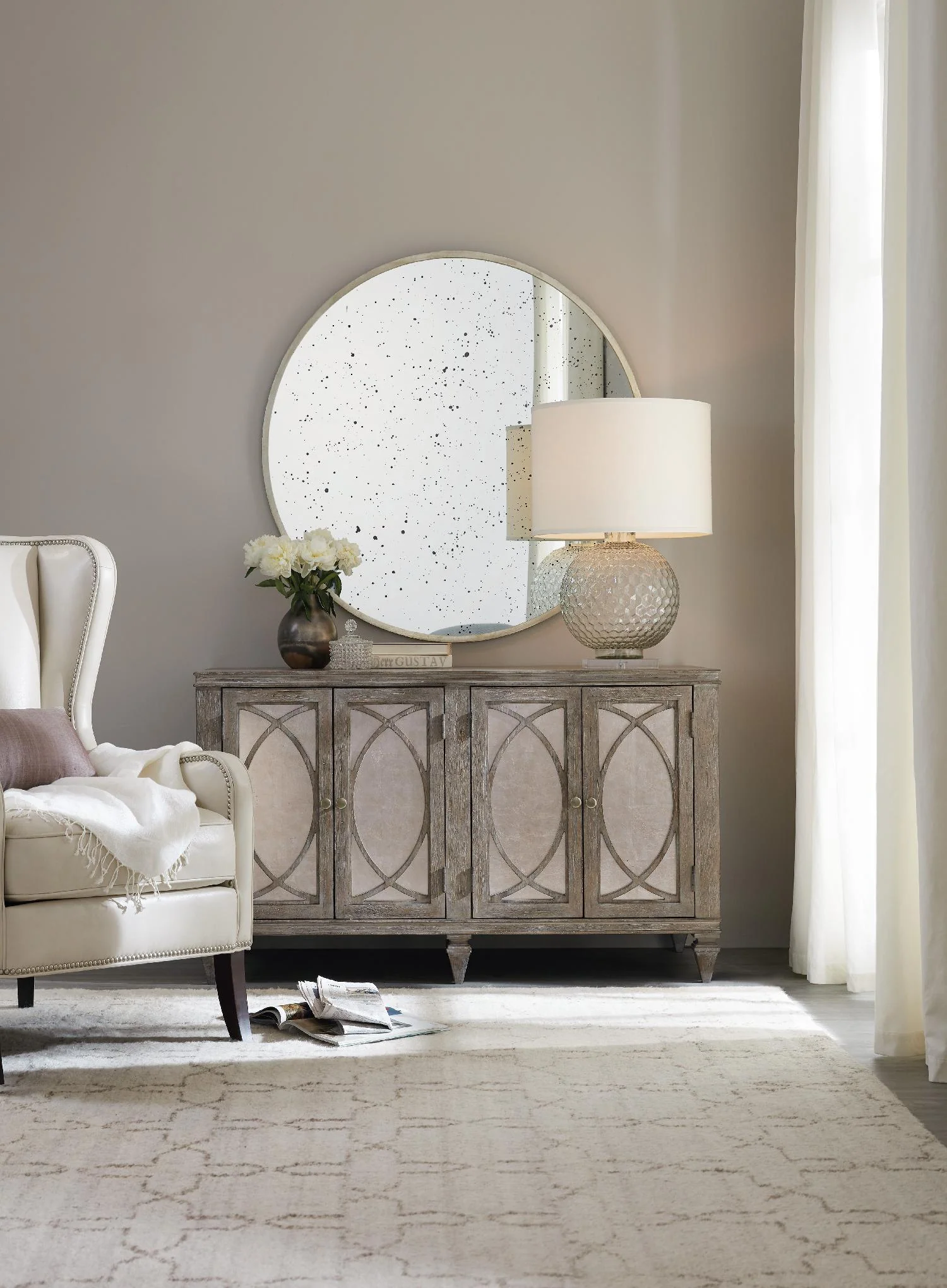 Rustic Glam Credenza - Image 4