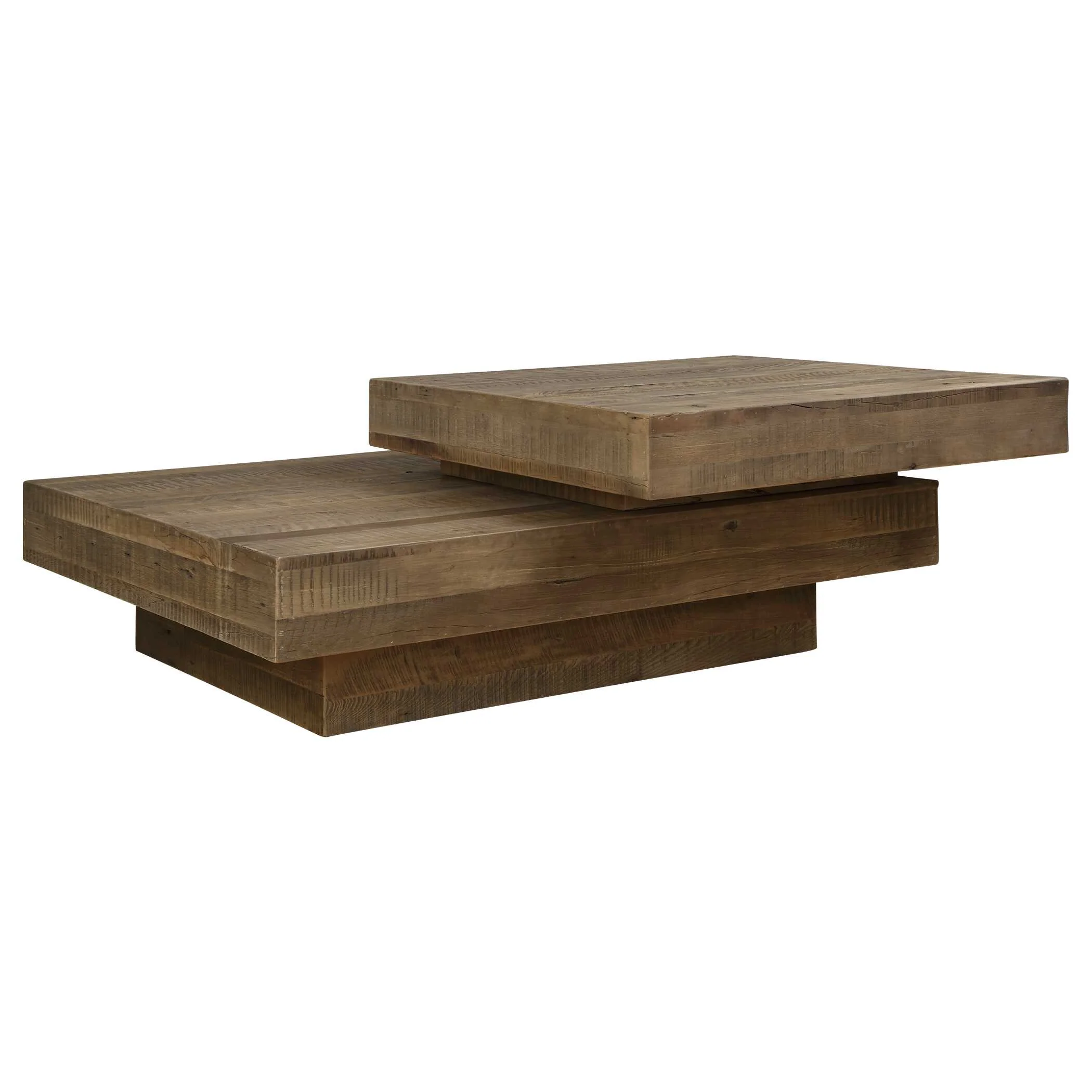 Rustic Planes Modern Coffee Table - Image 5