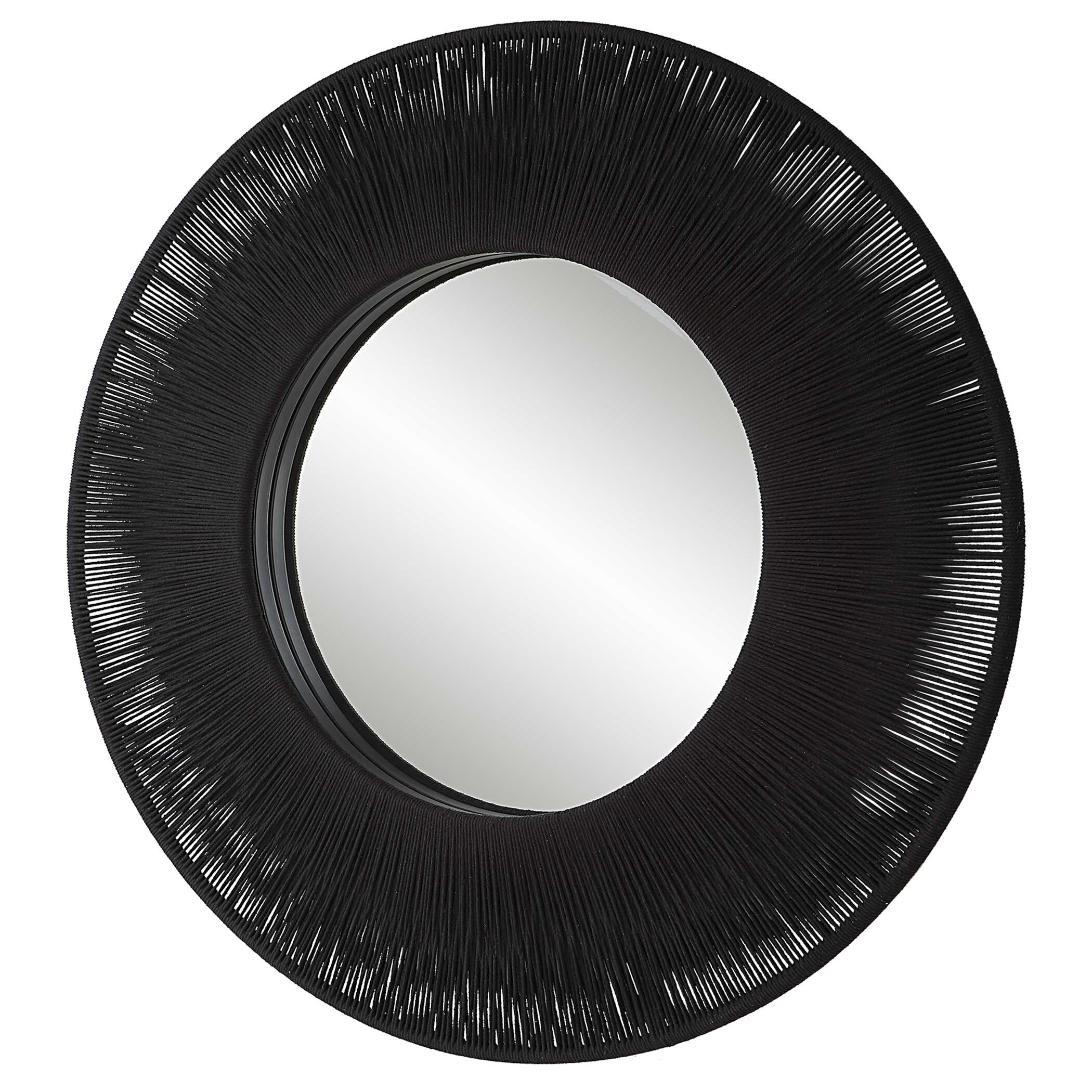 Sailor's Knot Black Round Mirror - Image 4