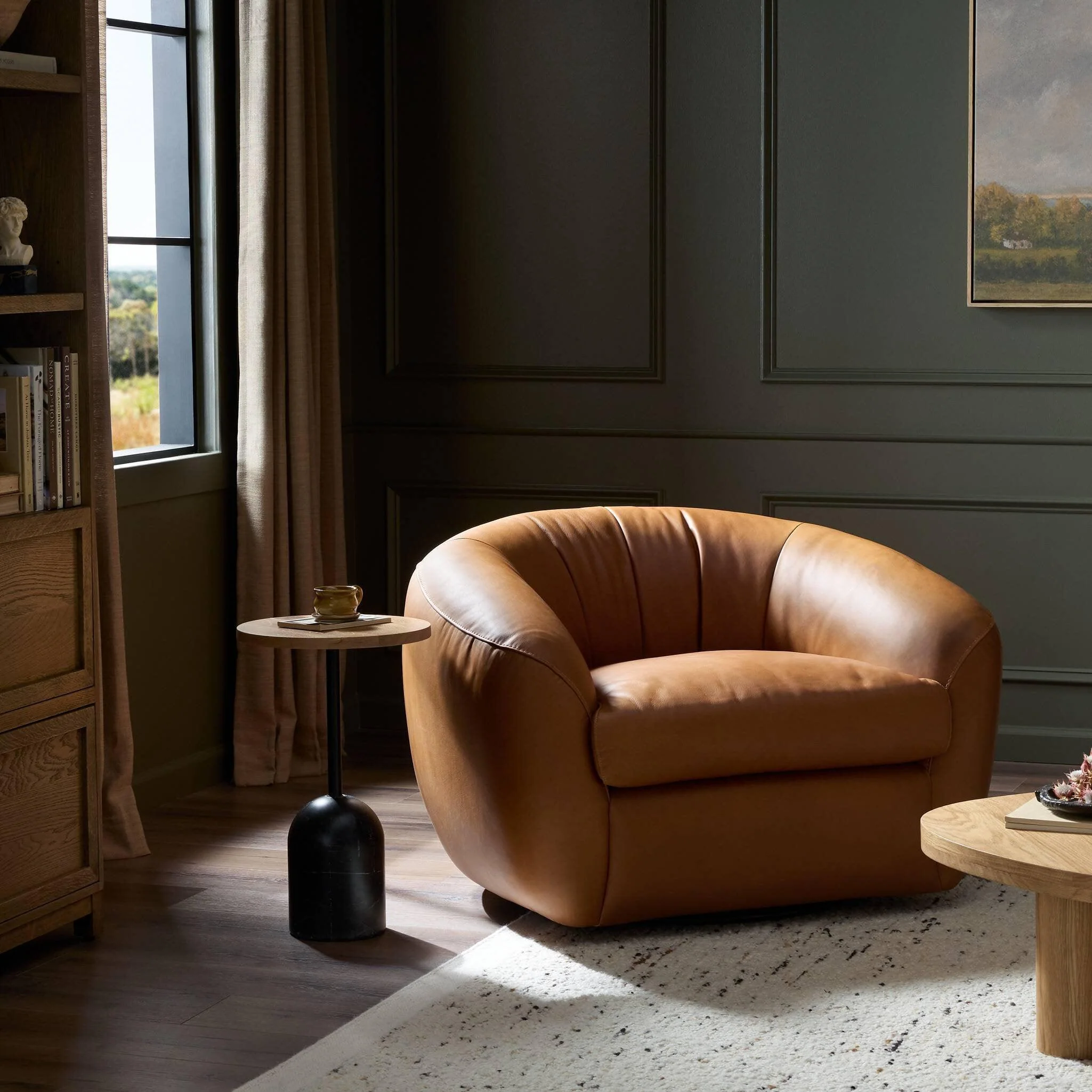 Saldana Swivel Chair - Image 2