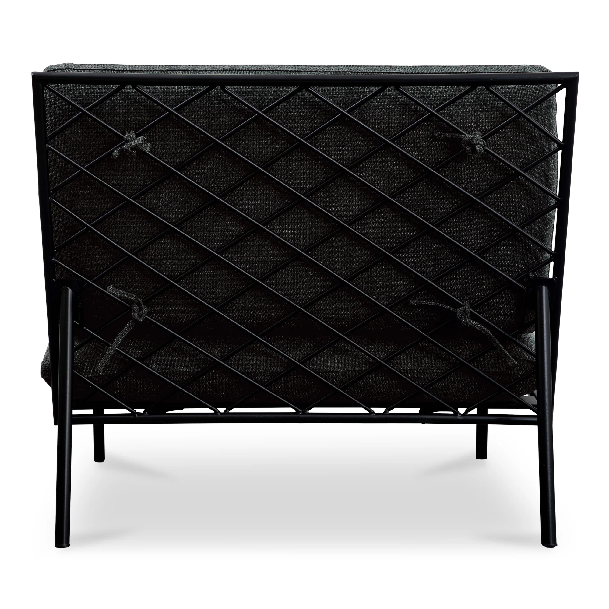 Salma Outdoor Accent Chair Speckled Charcoal - Image 6