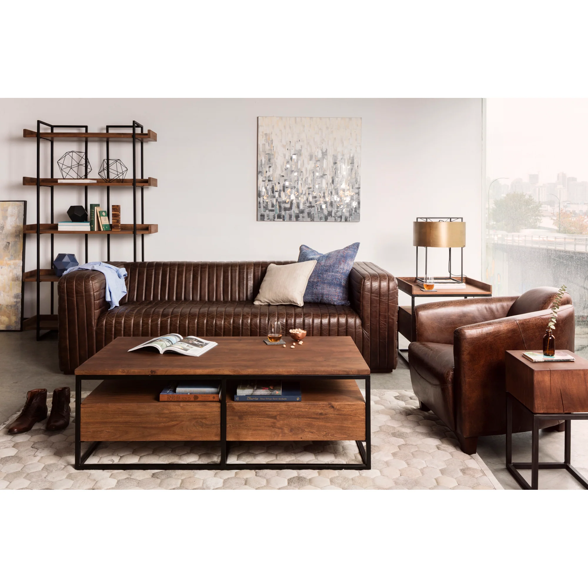 Salzburg Club Chair Dark Brown Leather - Image 2