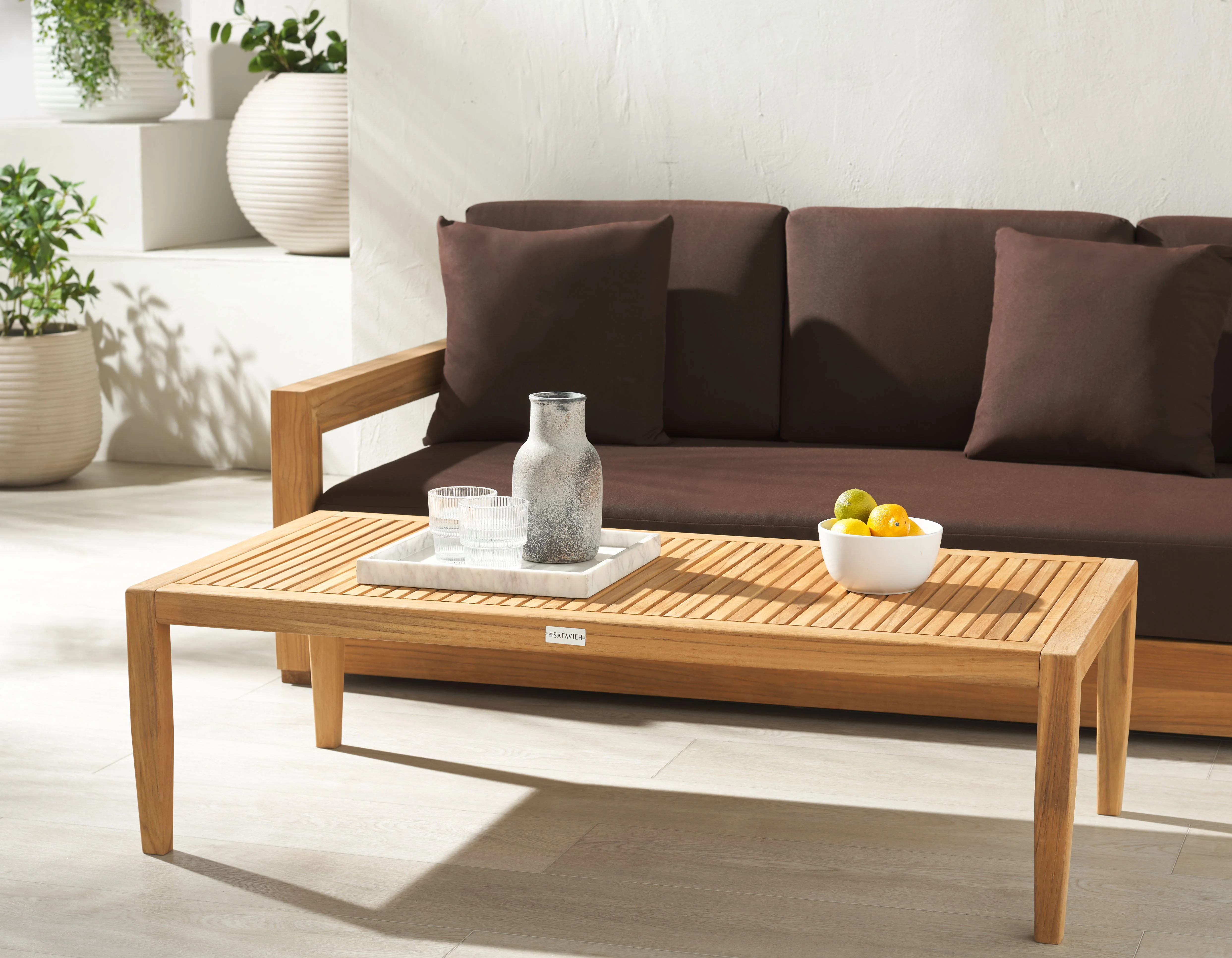 Samoa Brazilian Teak Patio Coffee Table - Image 2