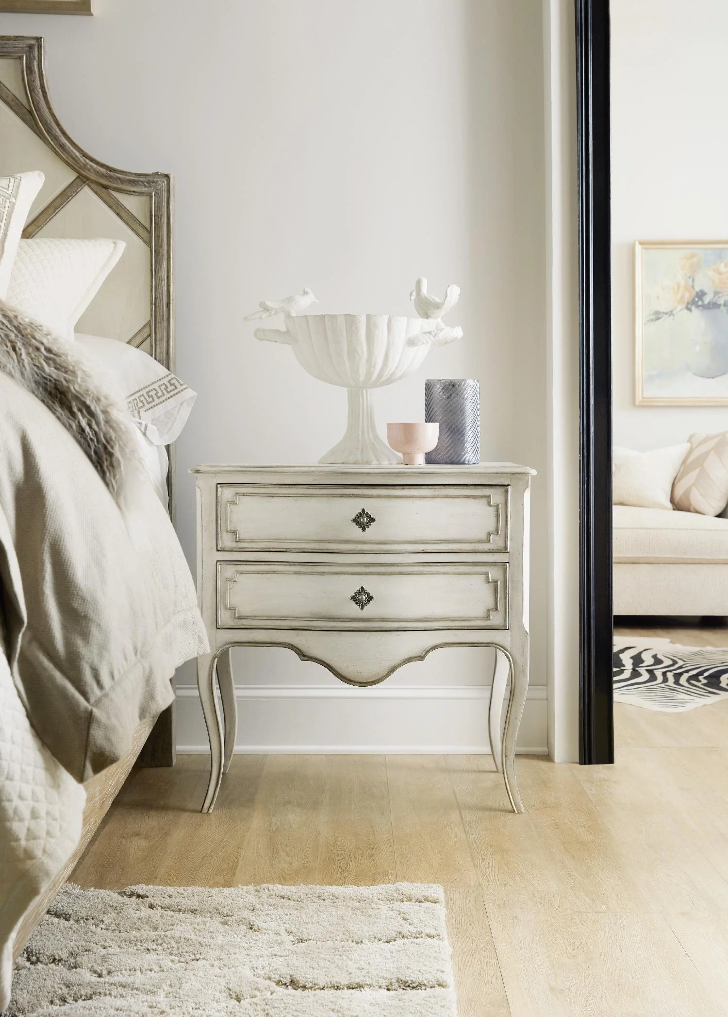 Sanctuary Coco En Blanc Nightstand - Image 6