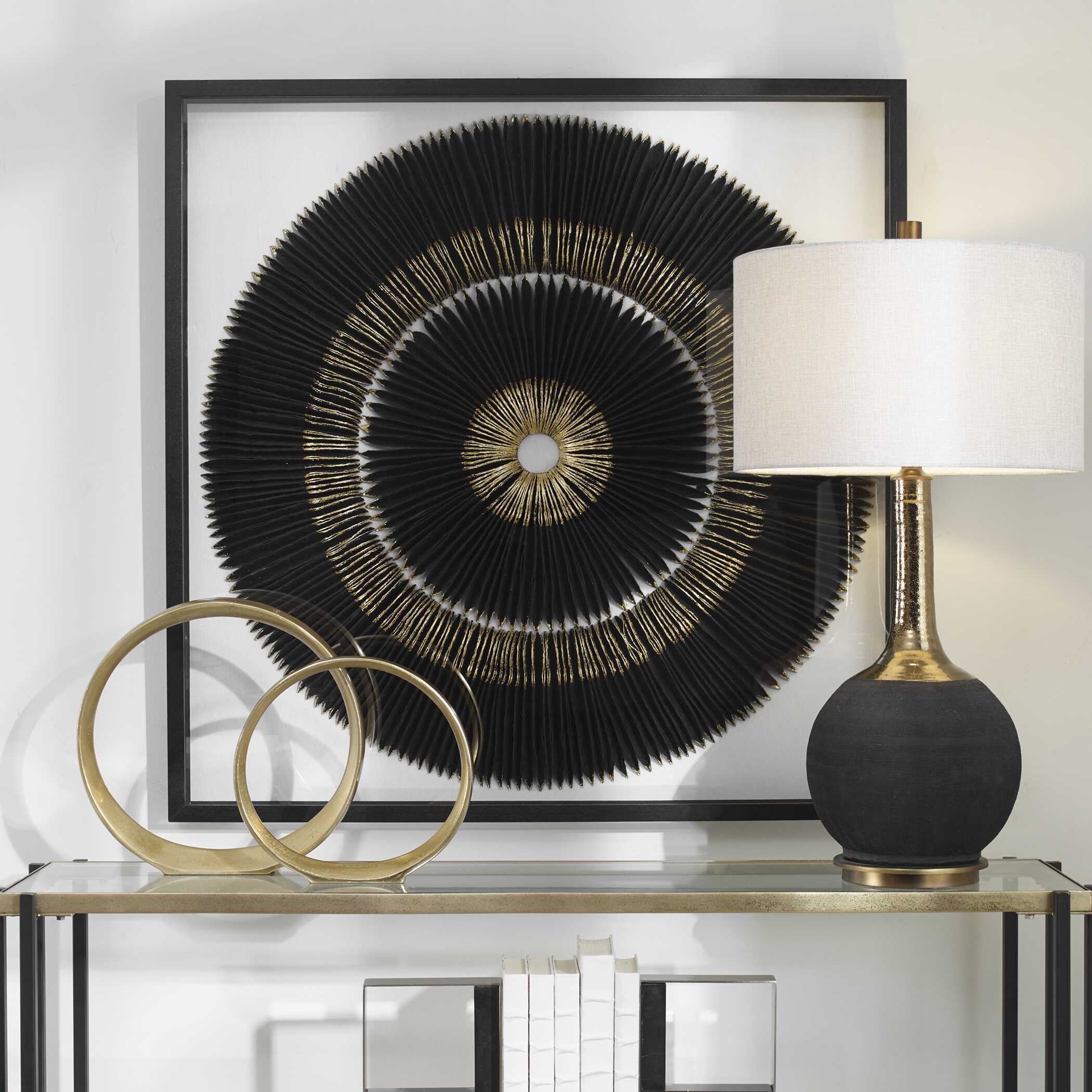 Sandara Black And Gold Shadow Box - Image 2