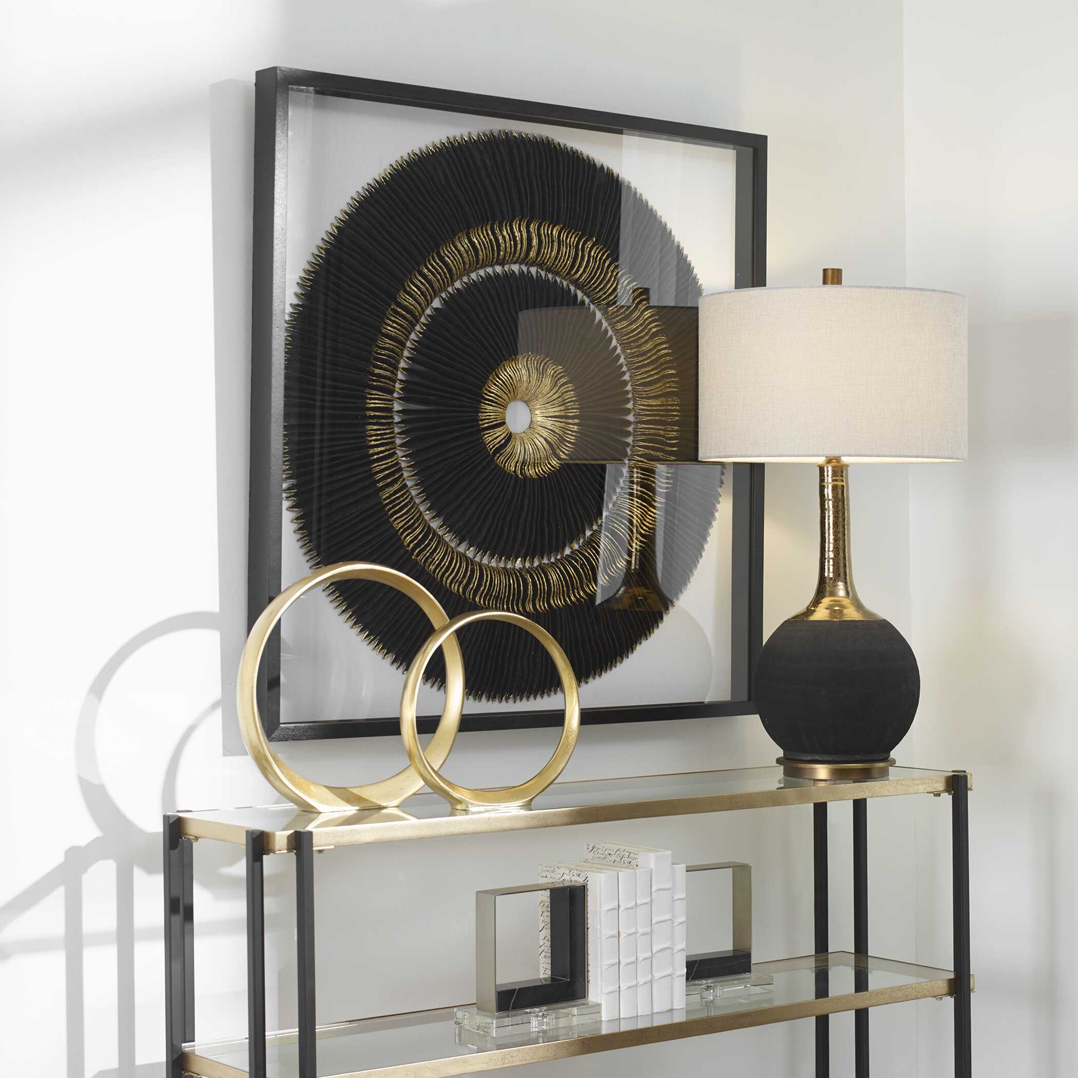 Sandara Black And Gold Shadow Box - Image 3
