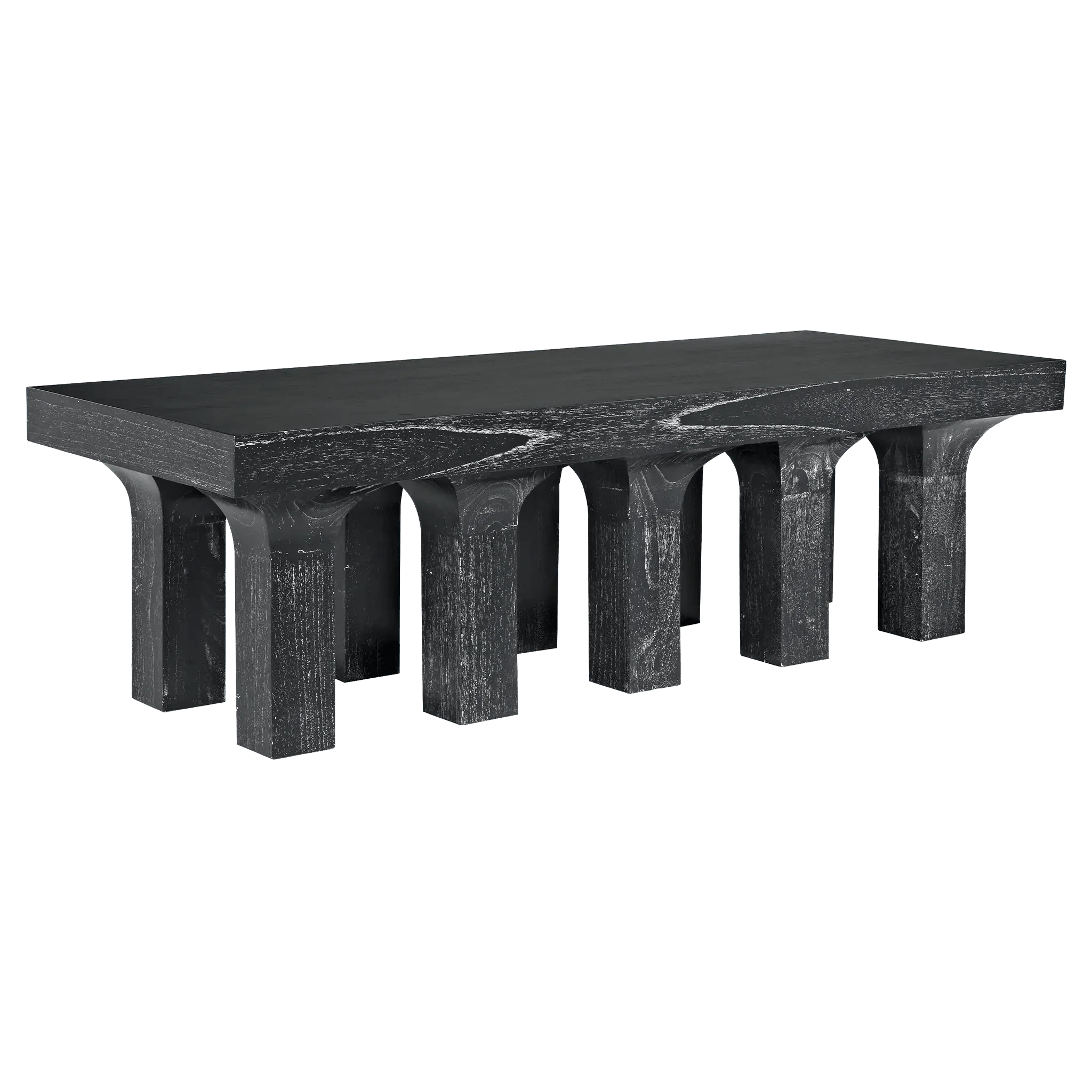 Santos Coffee Table, Cinder Black