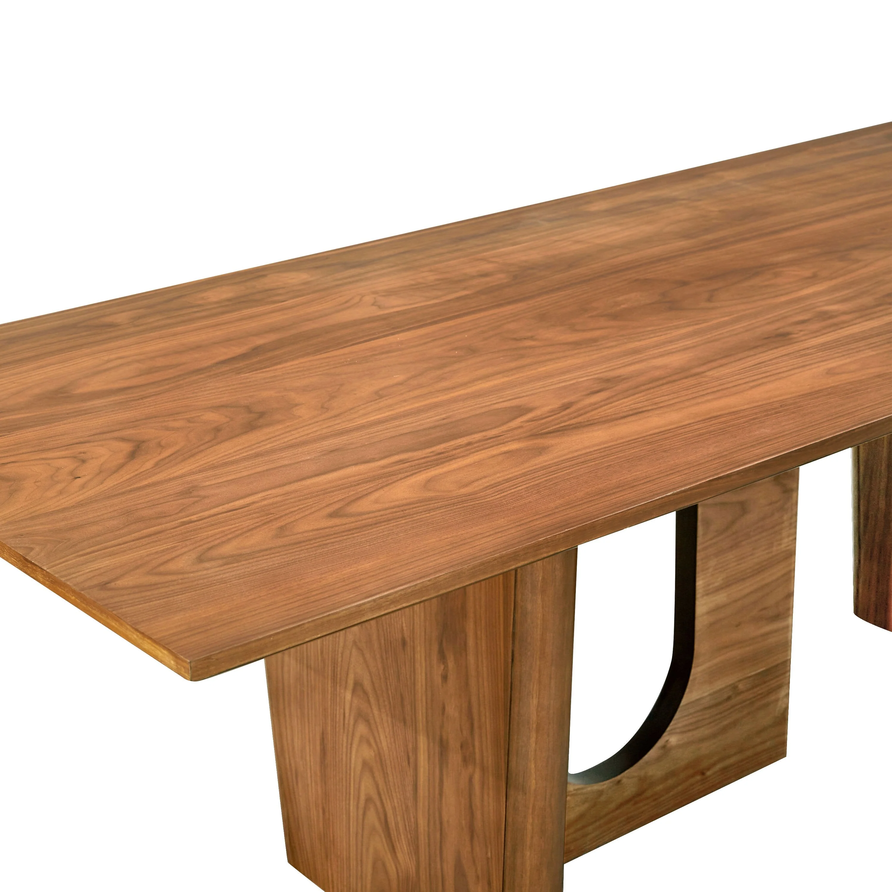 Satra Walnut Rectangular Dining Table - Image 5