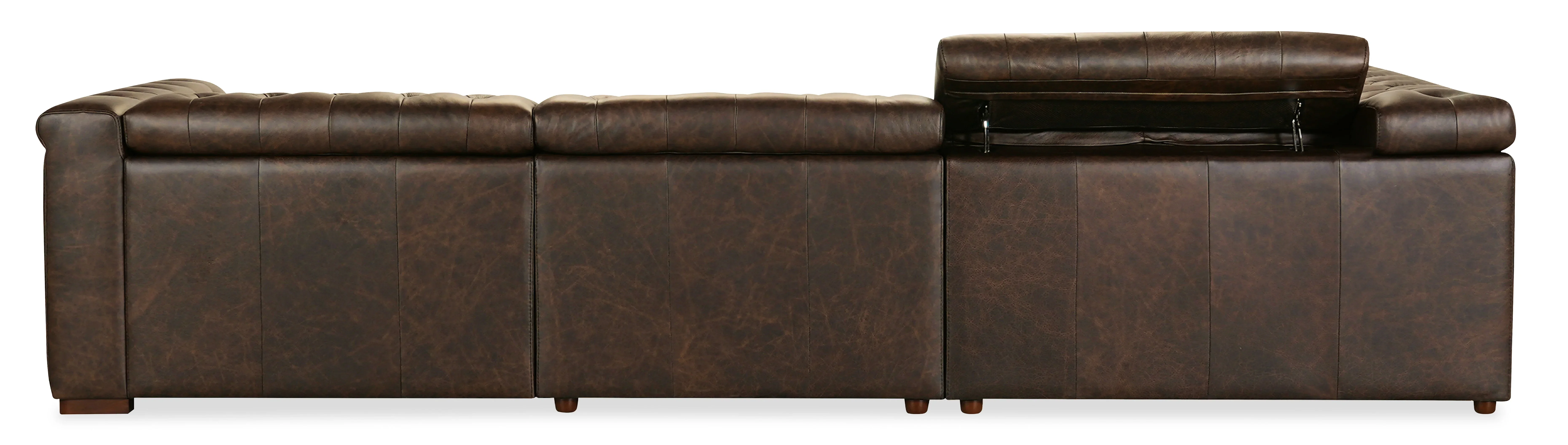 Savion Deux 5 Seat Sectional with Three Power Recliners and Six Power Headrests - Image 11