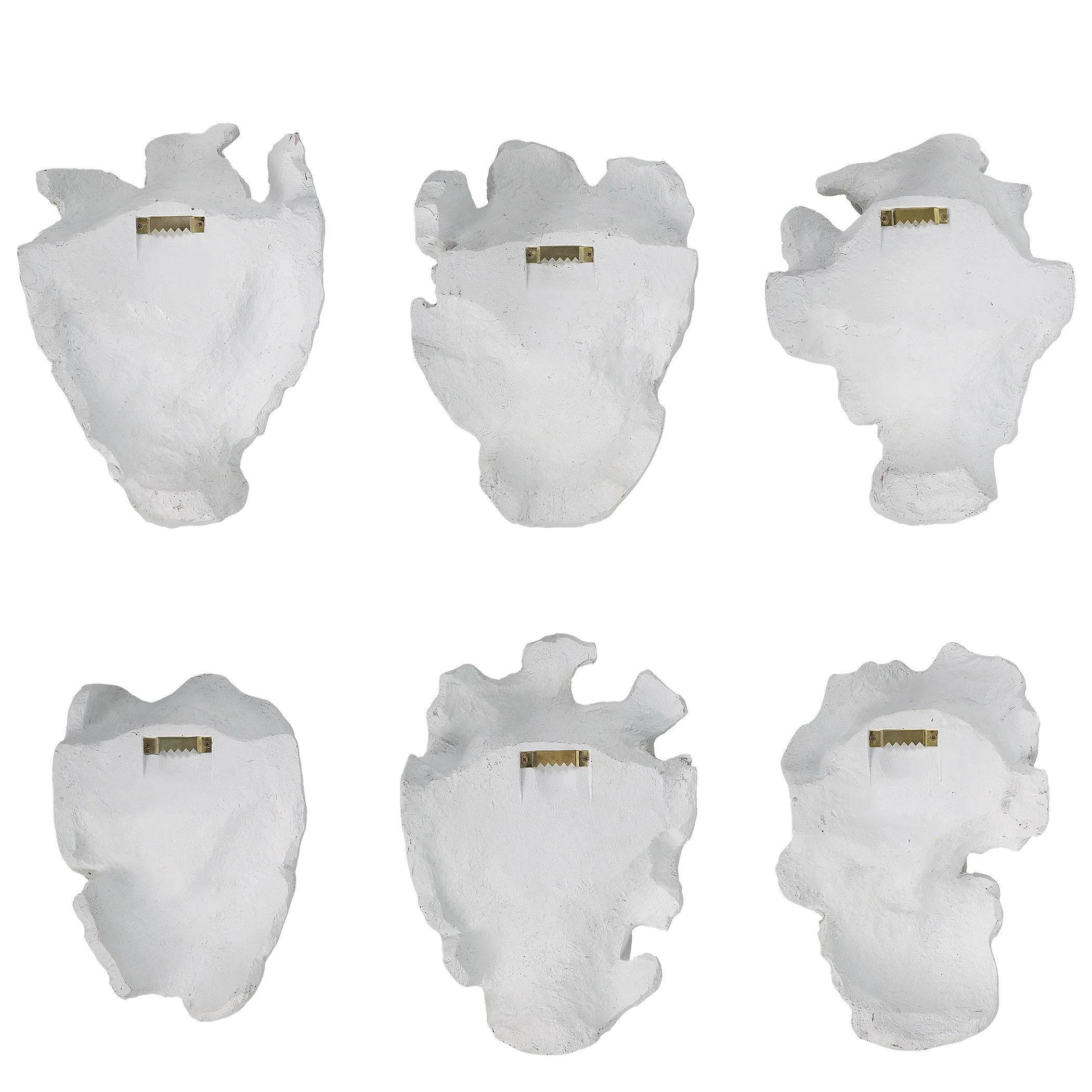 Self-Portrait White Mask Wall Decor - Set of 6 - Image 7