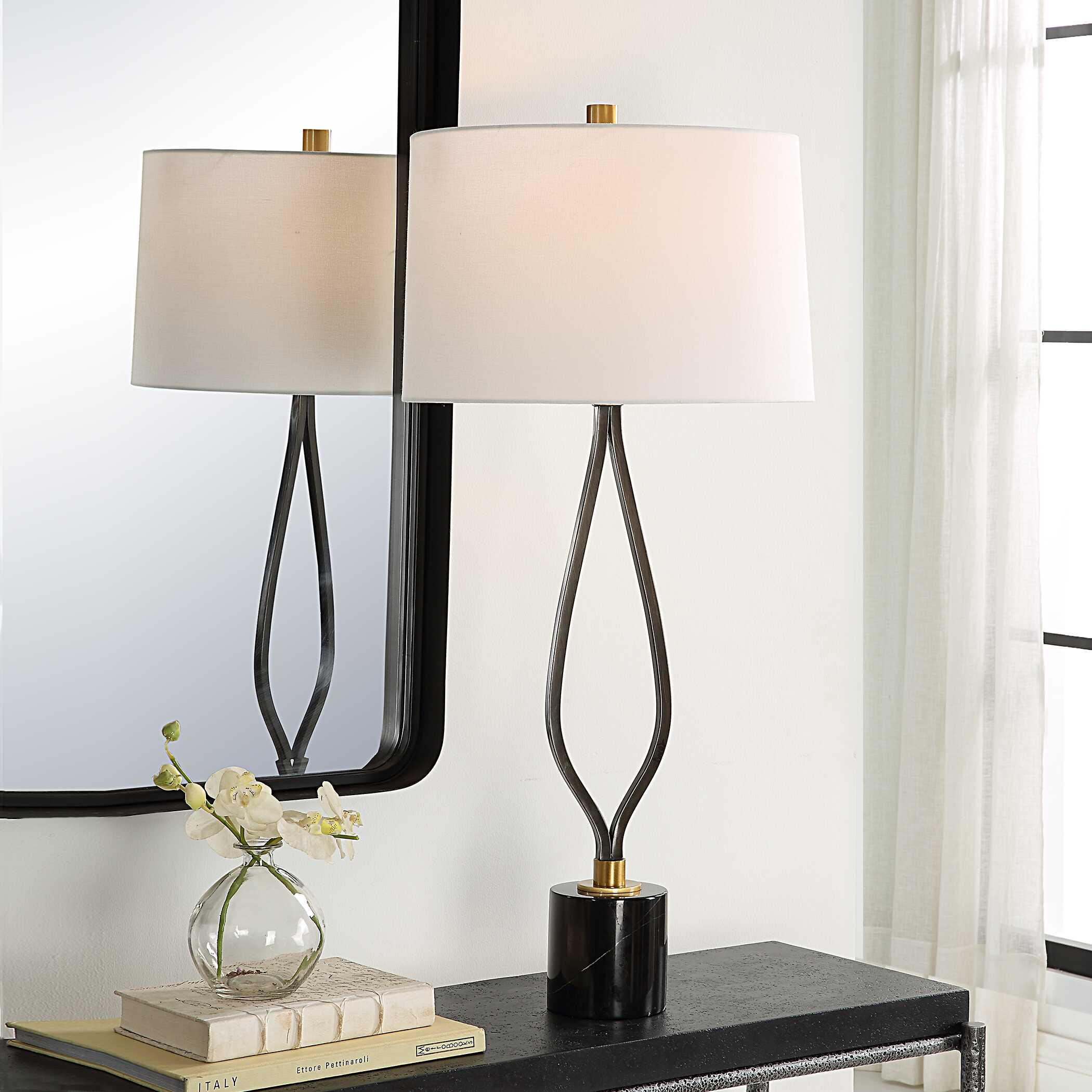 Separate Paths Iron Table Lamp - Image 2