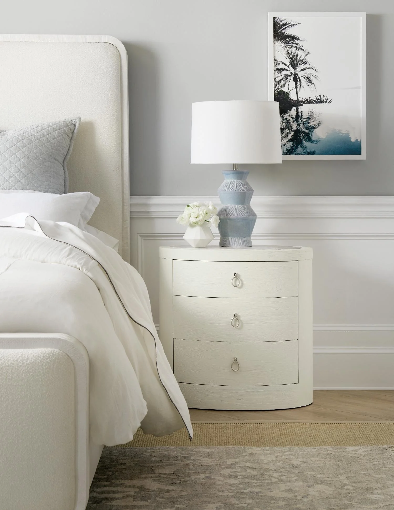 Serenity Wavecrest Oval Nightstand - Image 7