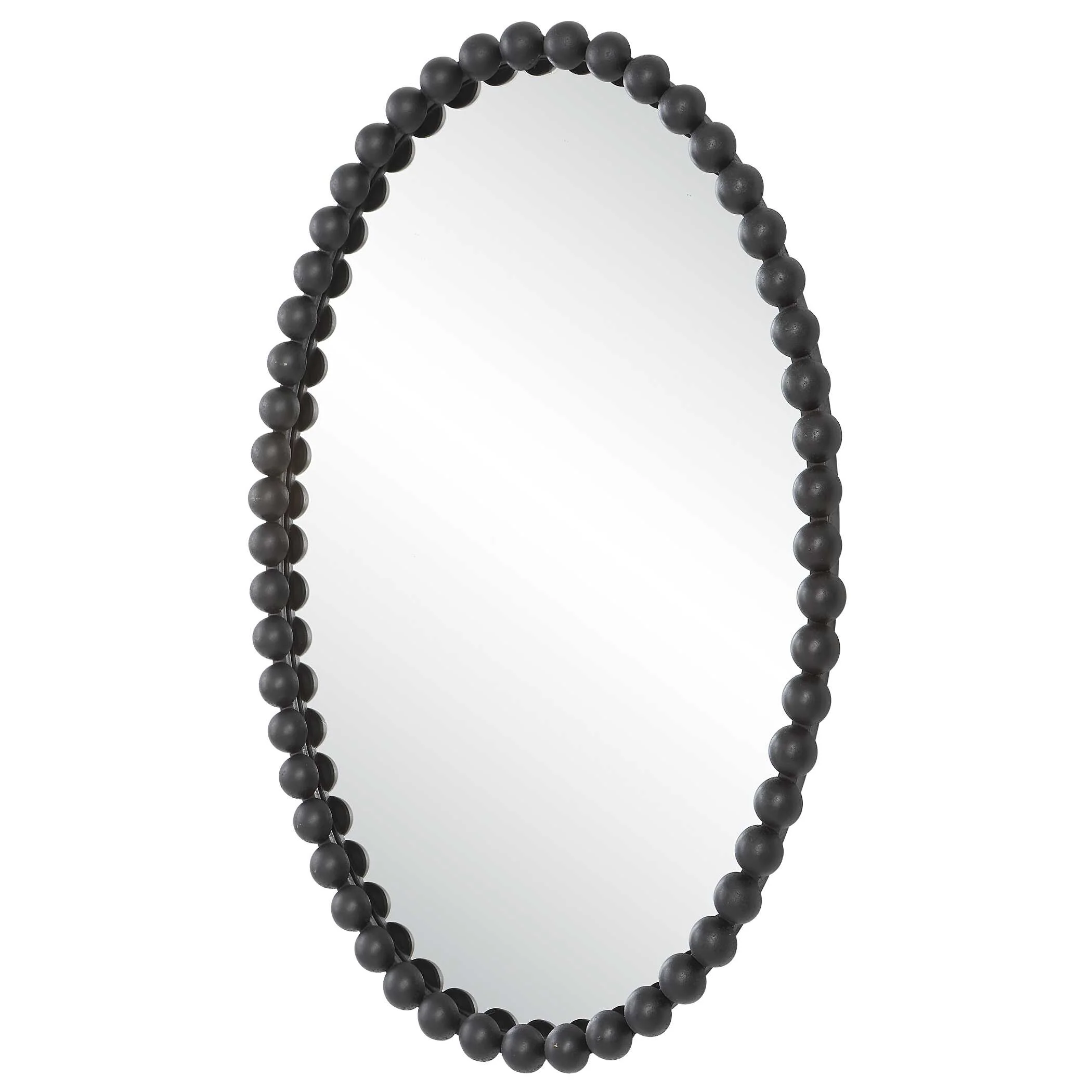 Serna Black Oval Mirror - Image 4