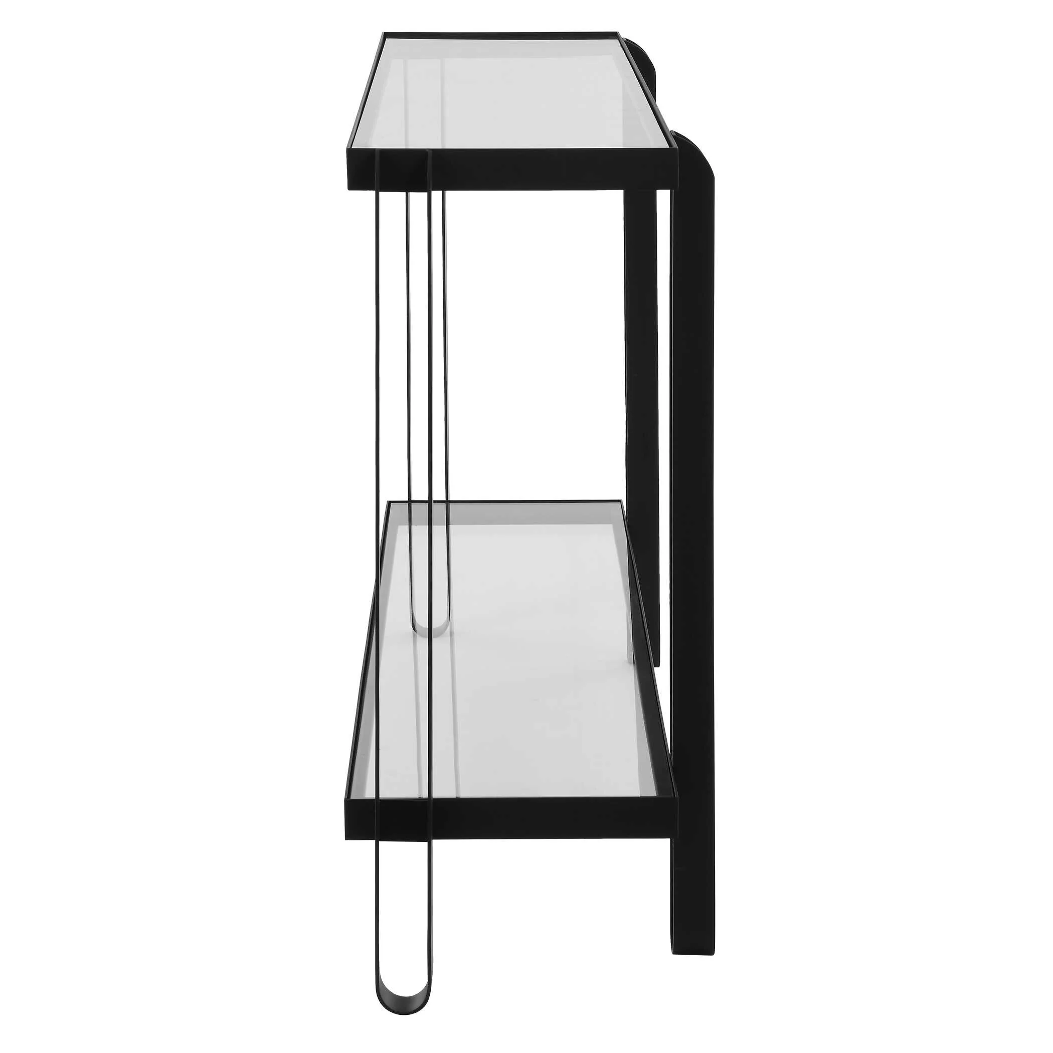 Shadow Black Iron Console Table - Image 5