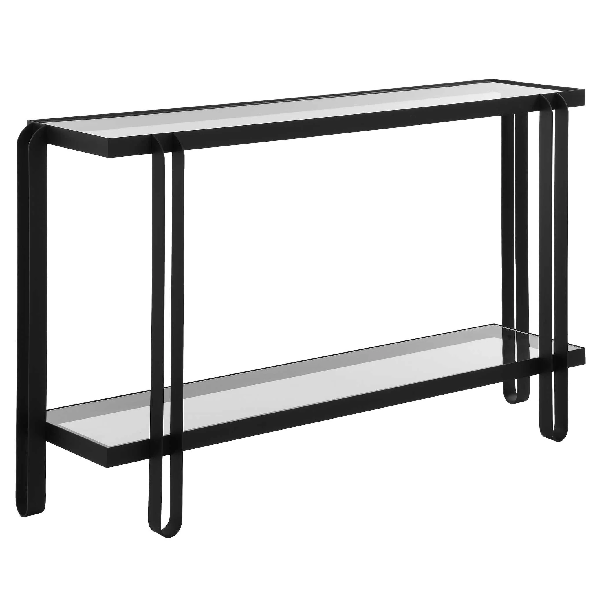 Shadow Black Iron Console Table - Image 6
