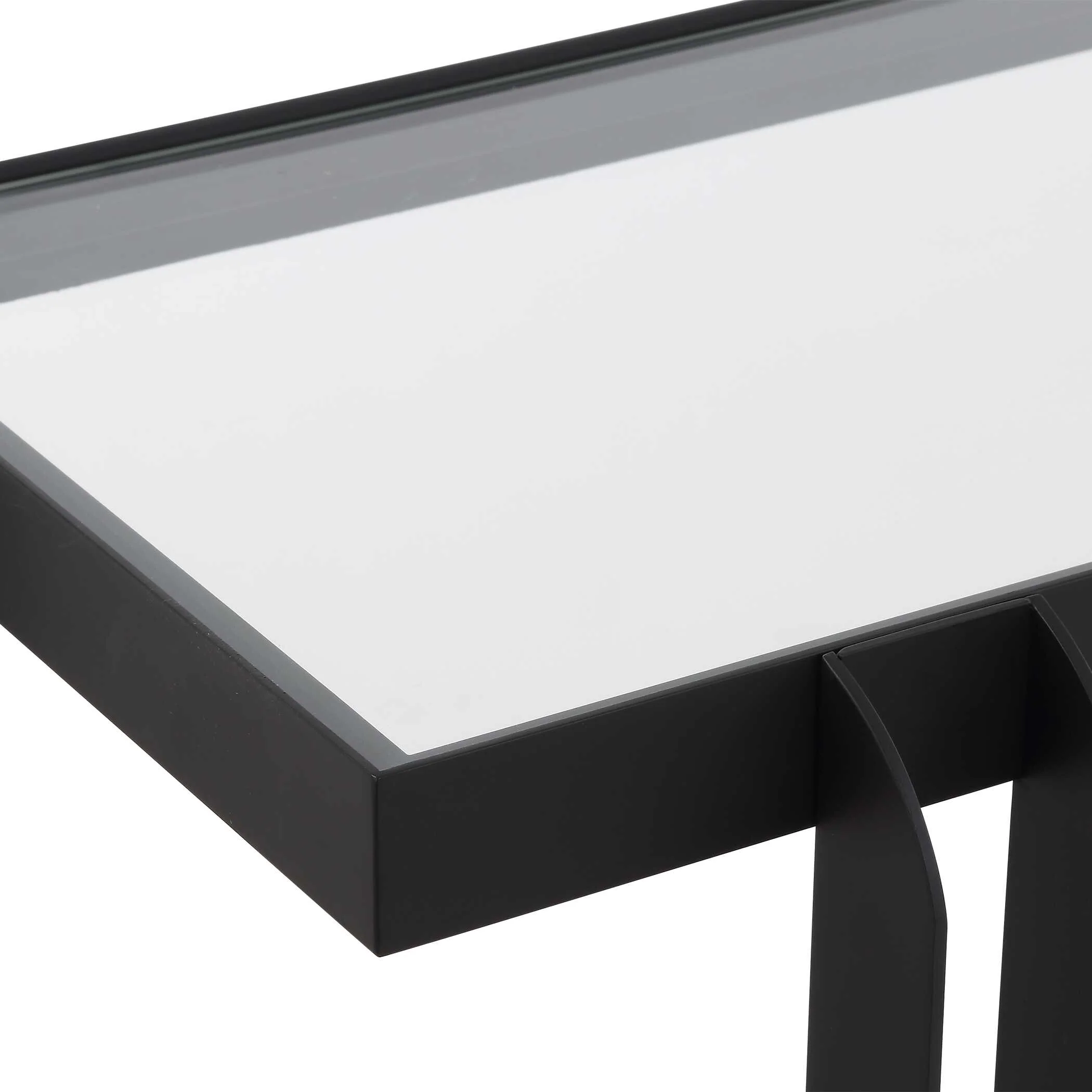 Shadow Black Iron Console Table - Image 8