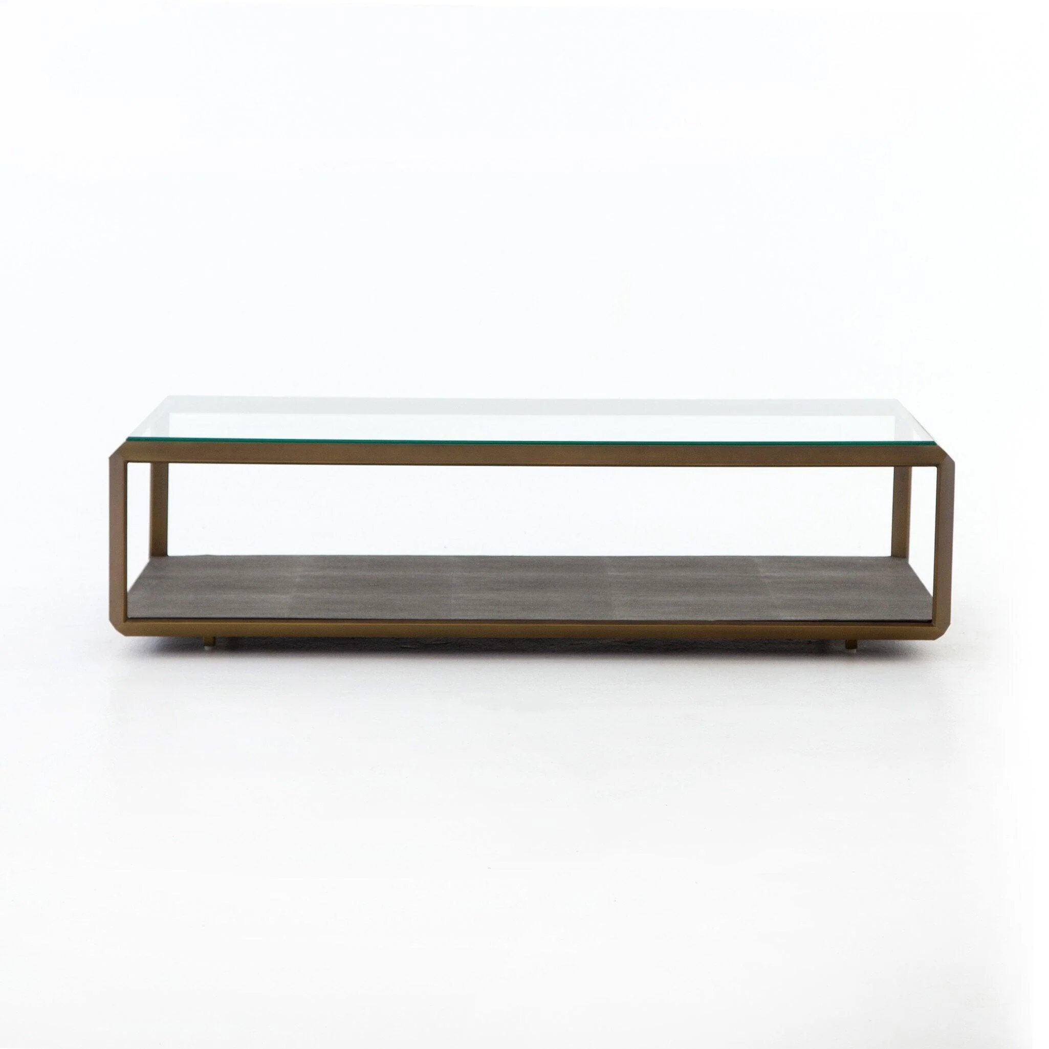 Shagreen Shadow Box Coffee Table - Image 3
