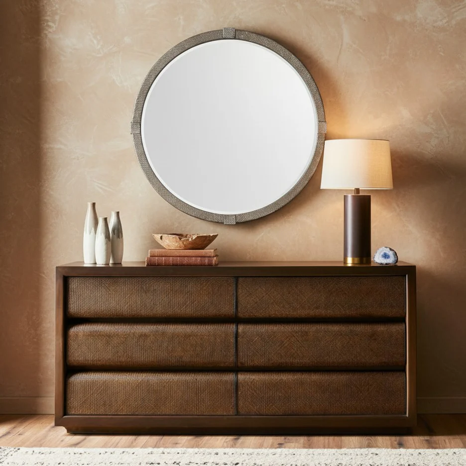 Shailene Metal Round Mirror - Image 2