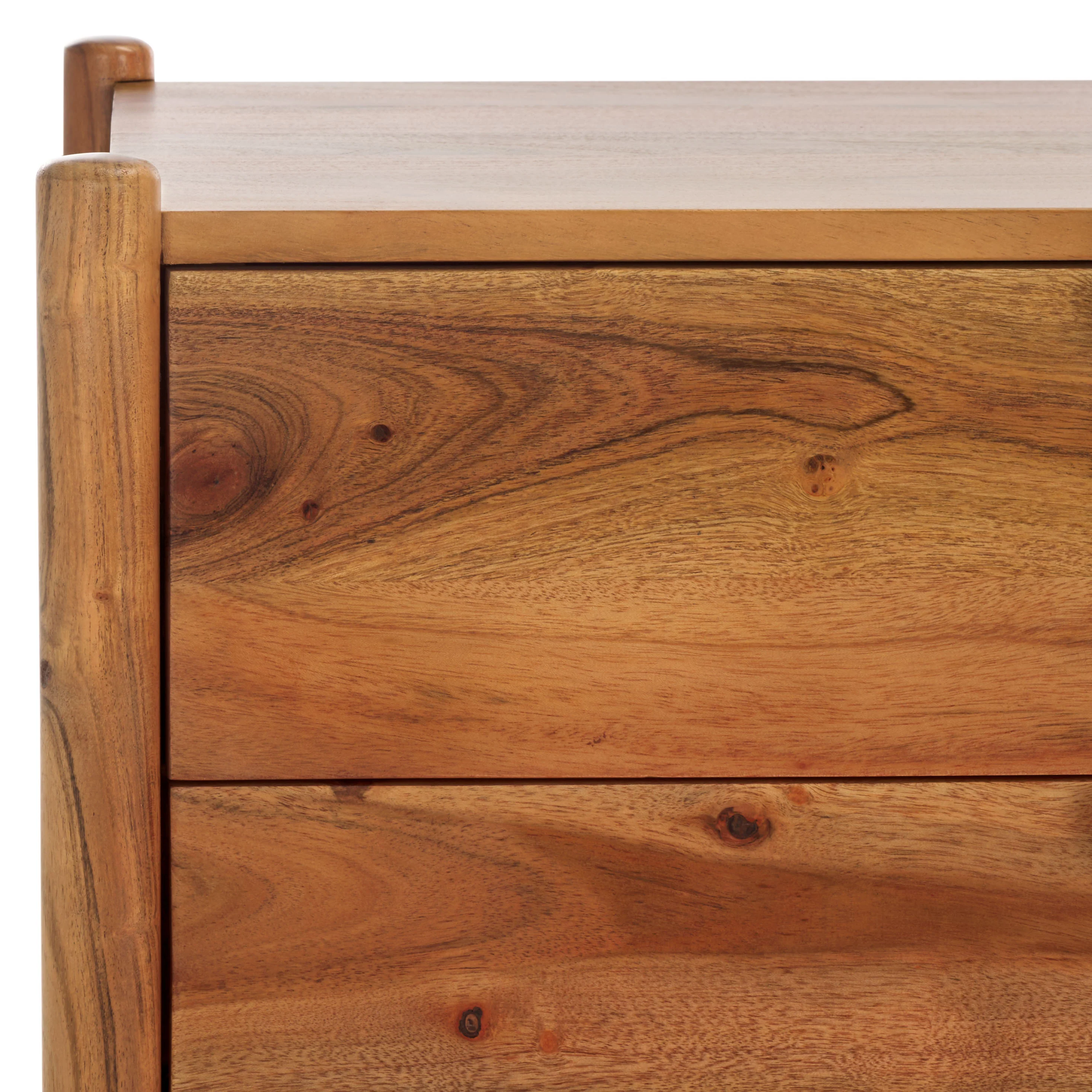 Shanti 6 Drawer Wood Dresser - Image 4