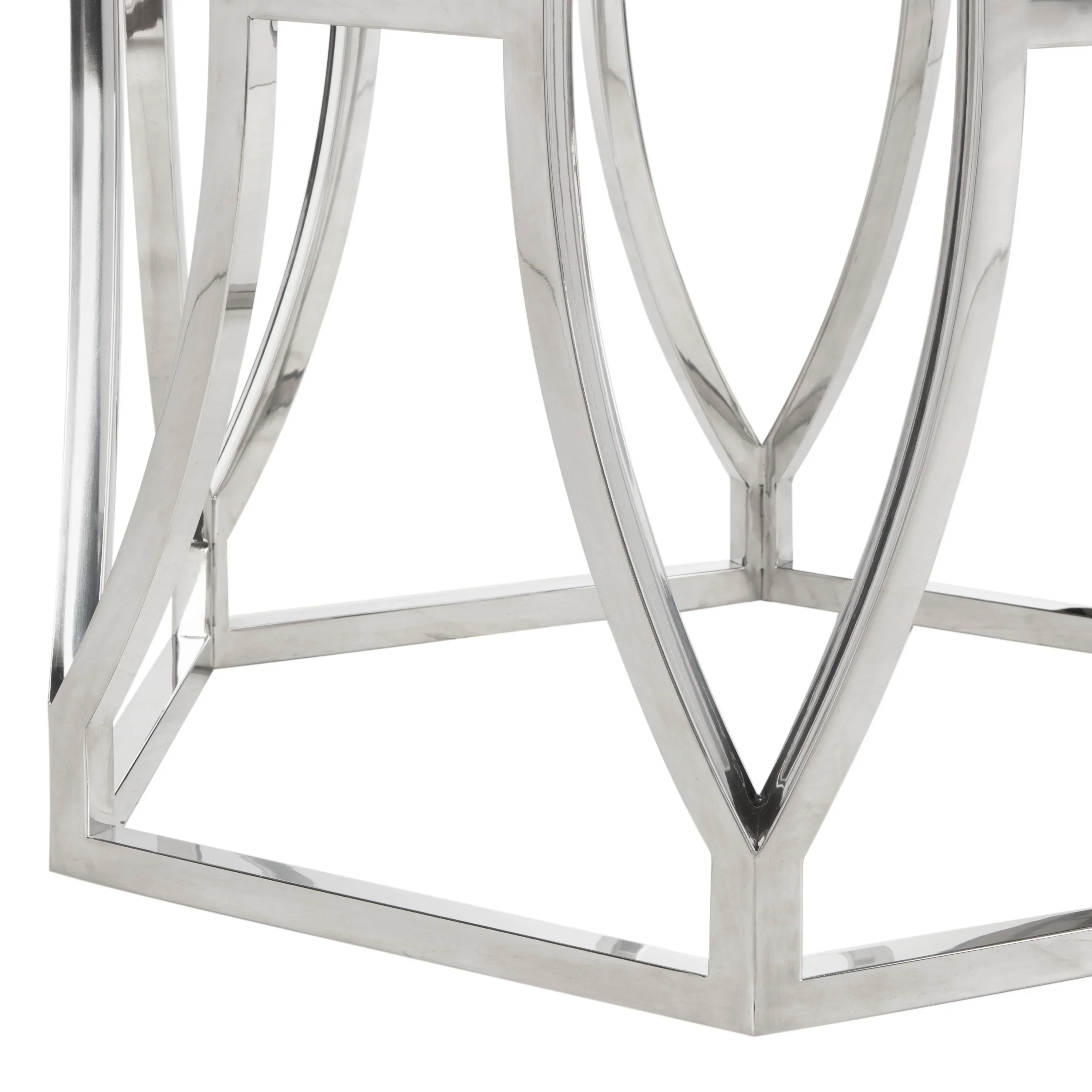 Shaw 42" Glass Top Dining Table - Image 11