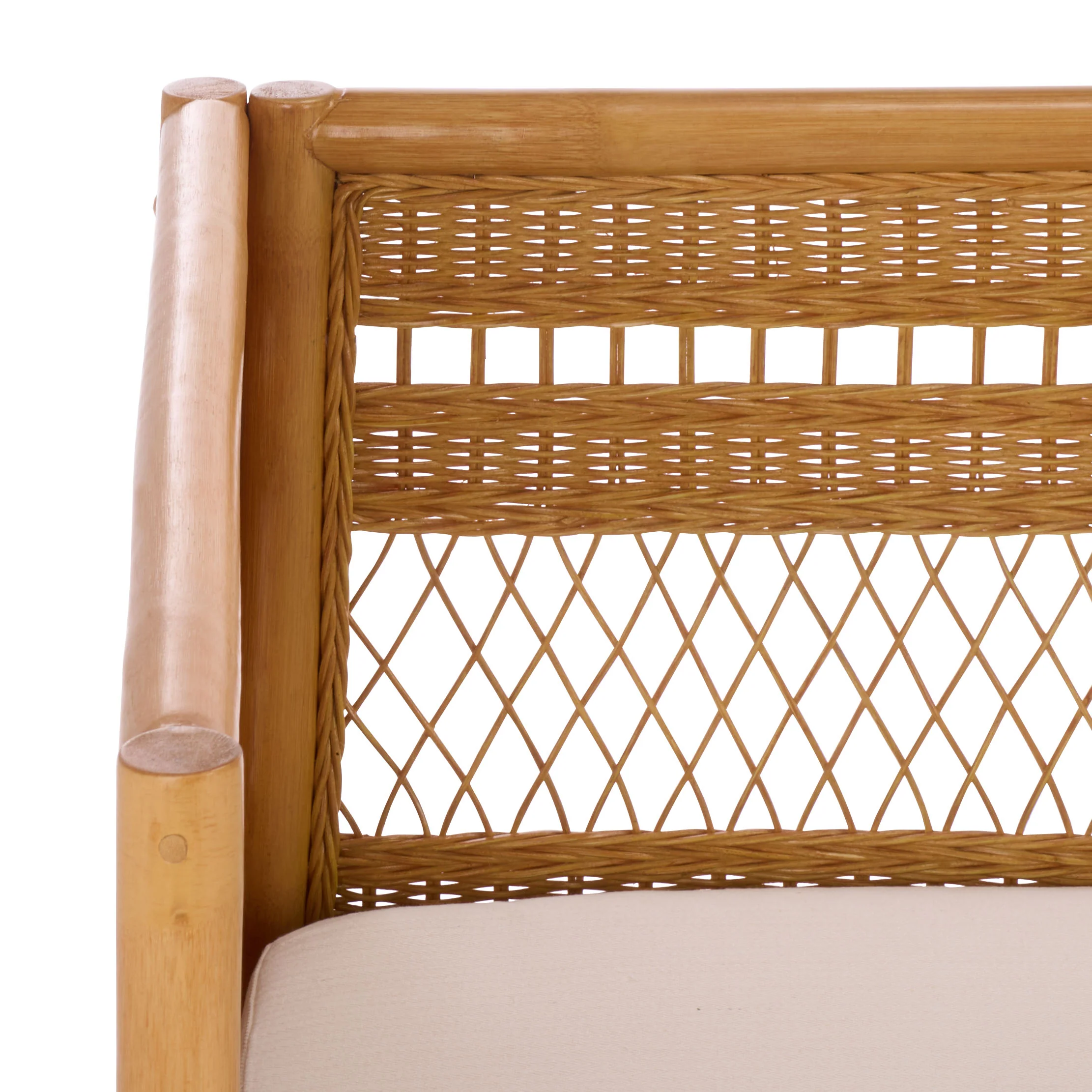 Shawnee Rattan Loveseat - Image 5