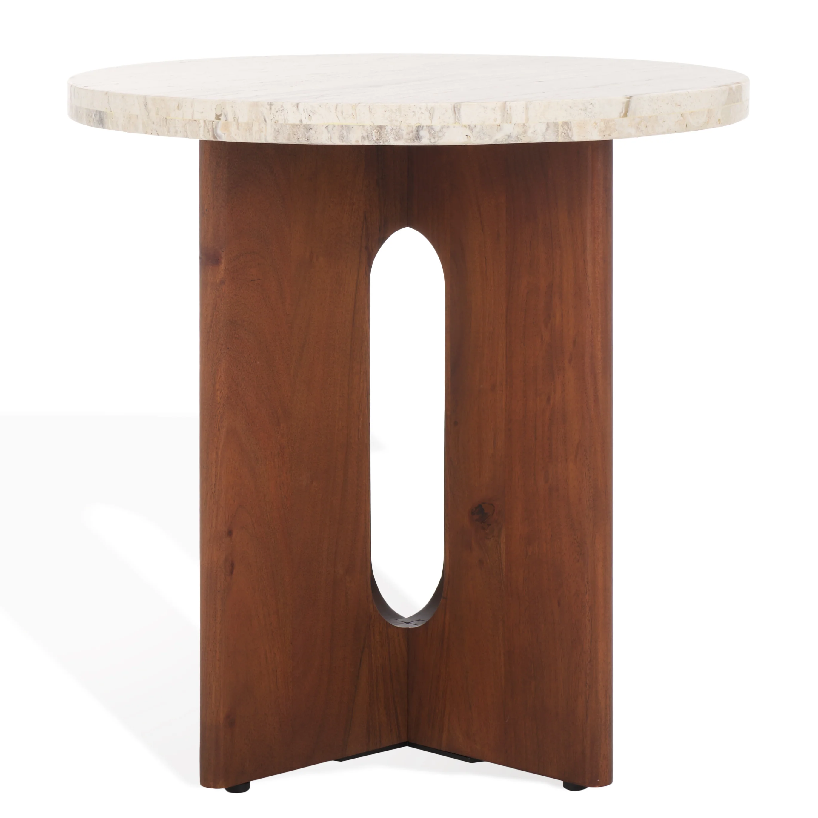 Shayna Travertine Accent Table - Image 13