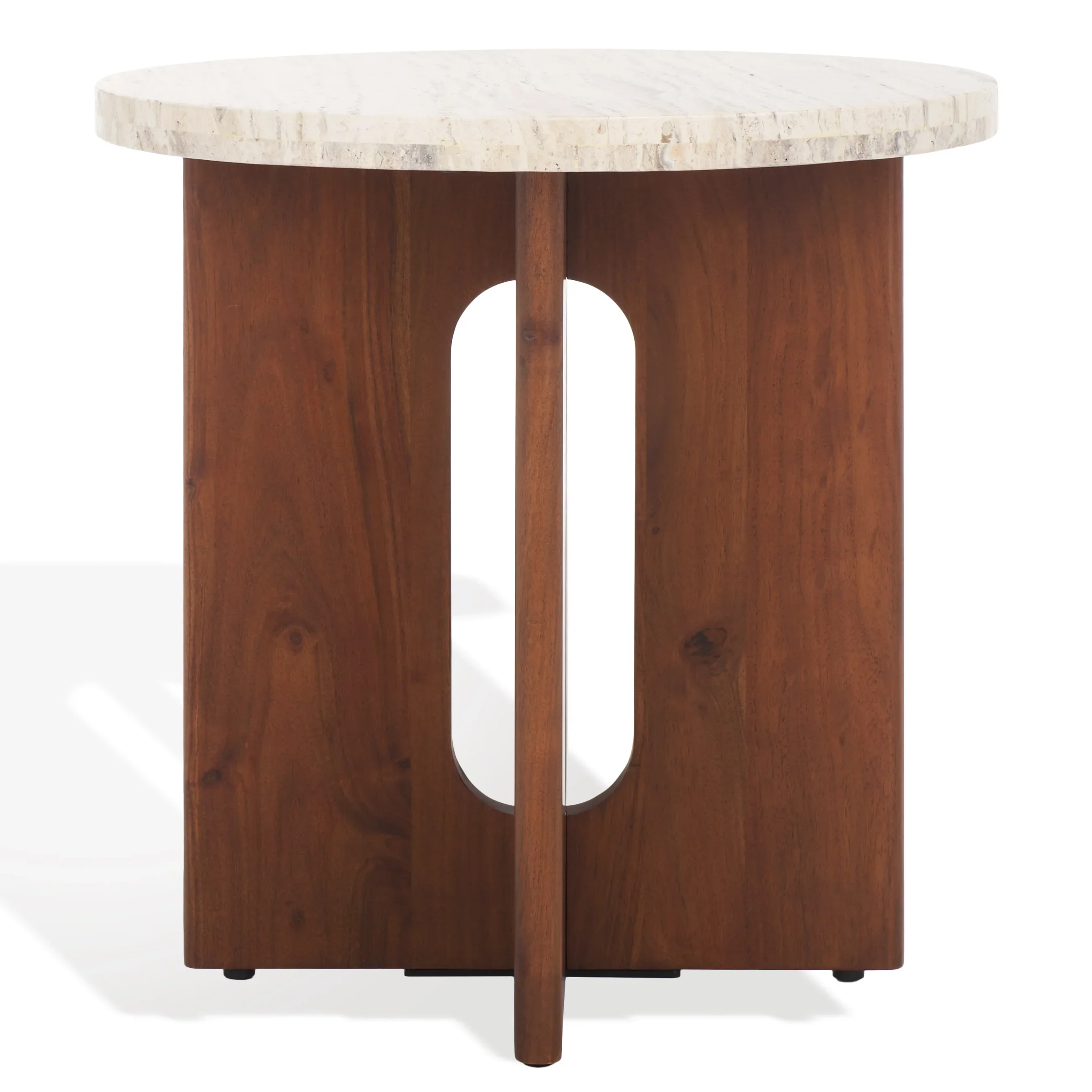Shayna Travertine Accent Table - Image 14