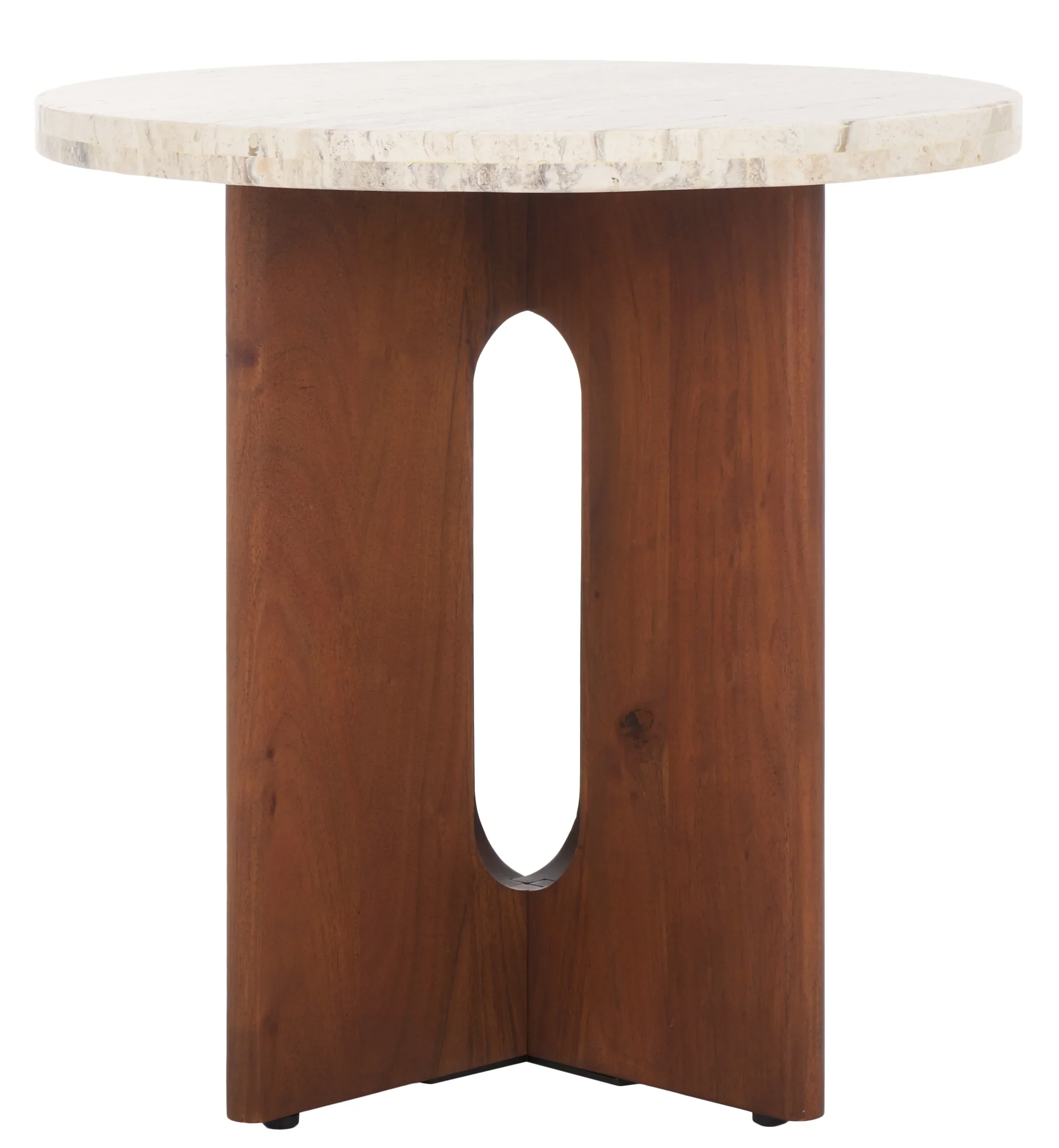 Shayna Travertine Accent Table - Image 16