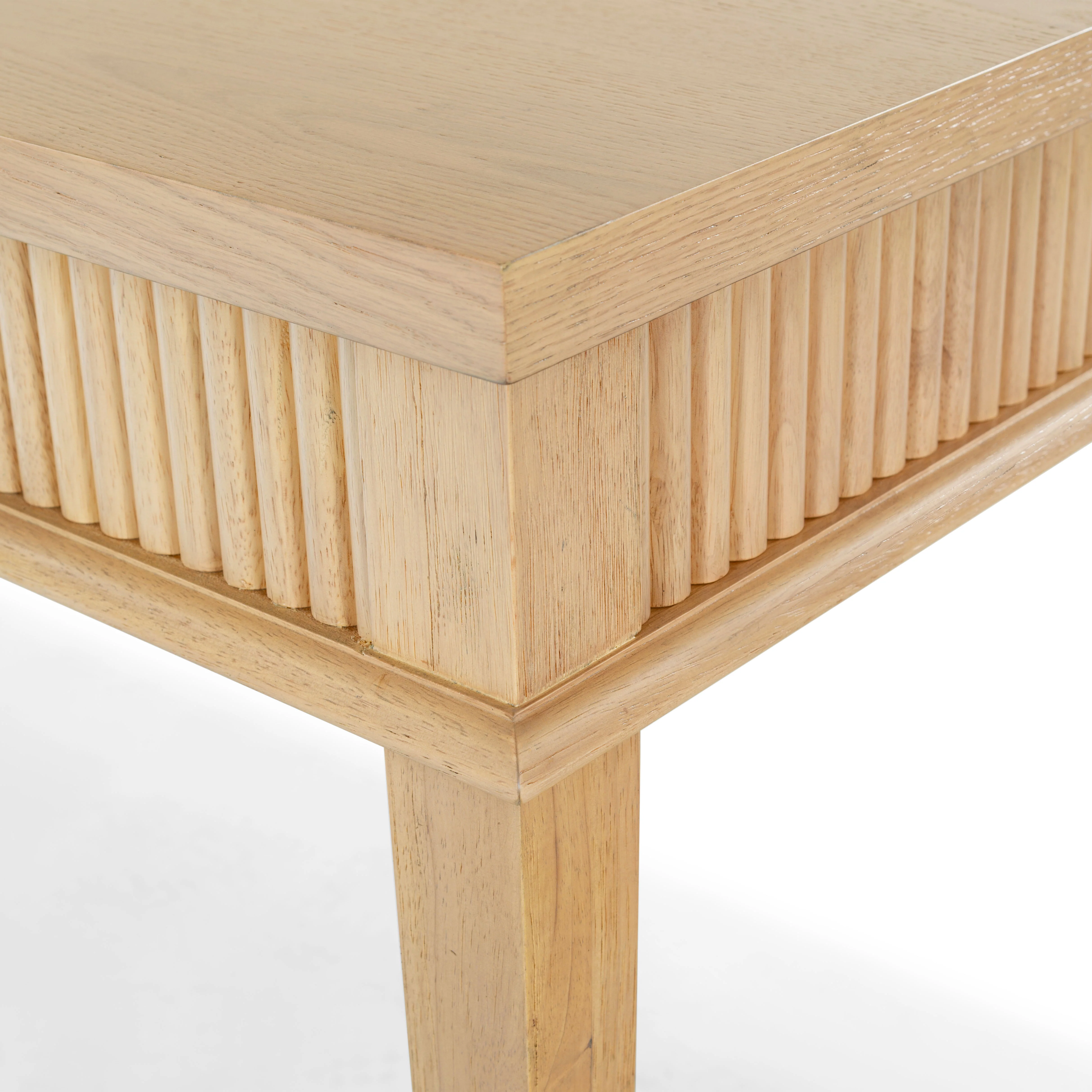 Shelbie 1 Drawer Reeded Desk - Image 25
