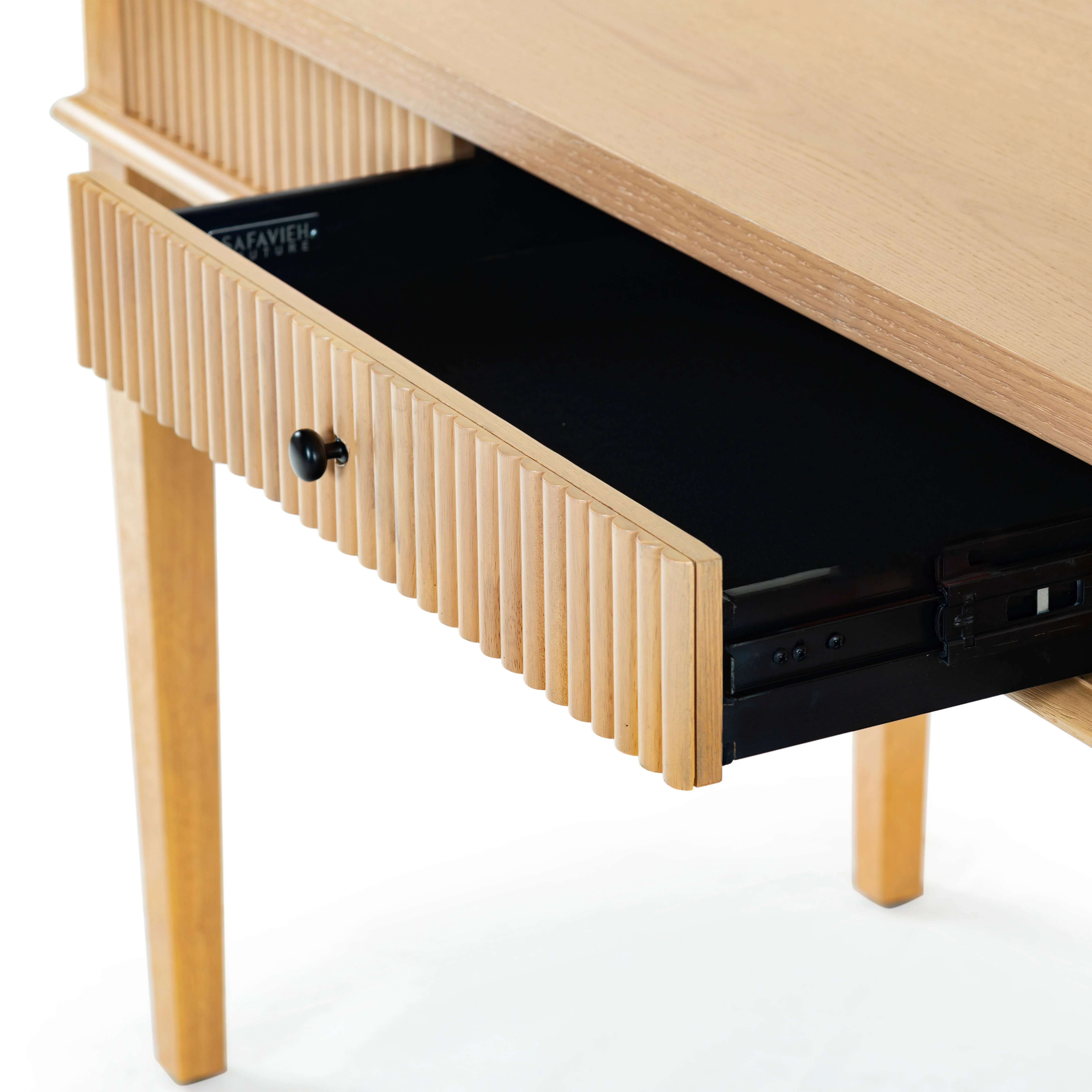 Shelbie 1 Drawer Reeded Desk - Image 26