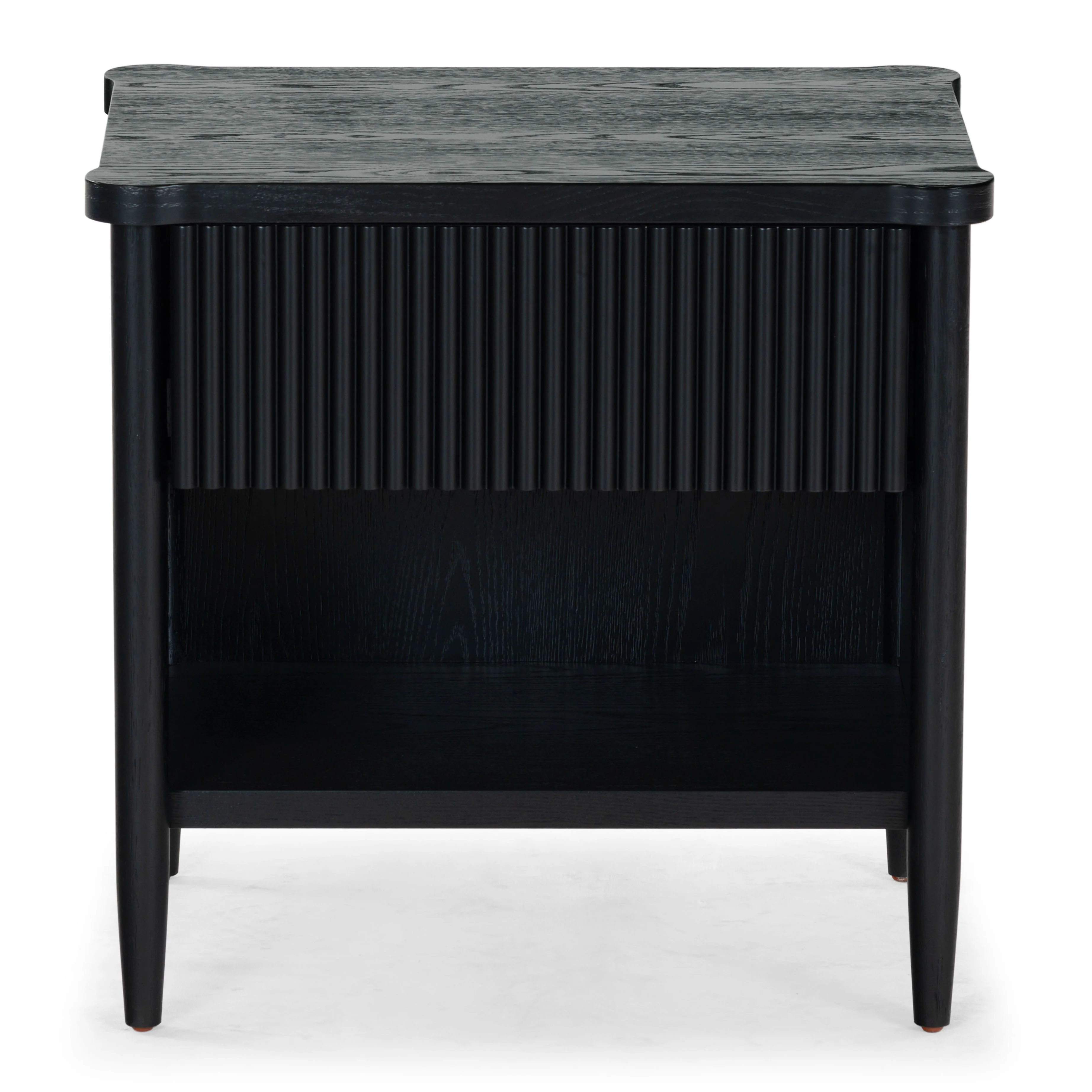 Shelbie 1 Drawer Reeded Nightstand - Image 2