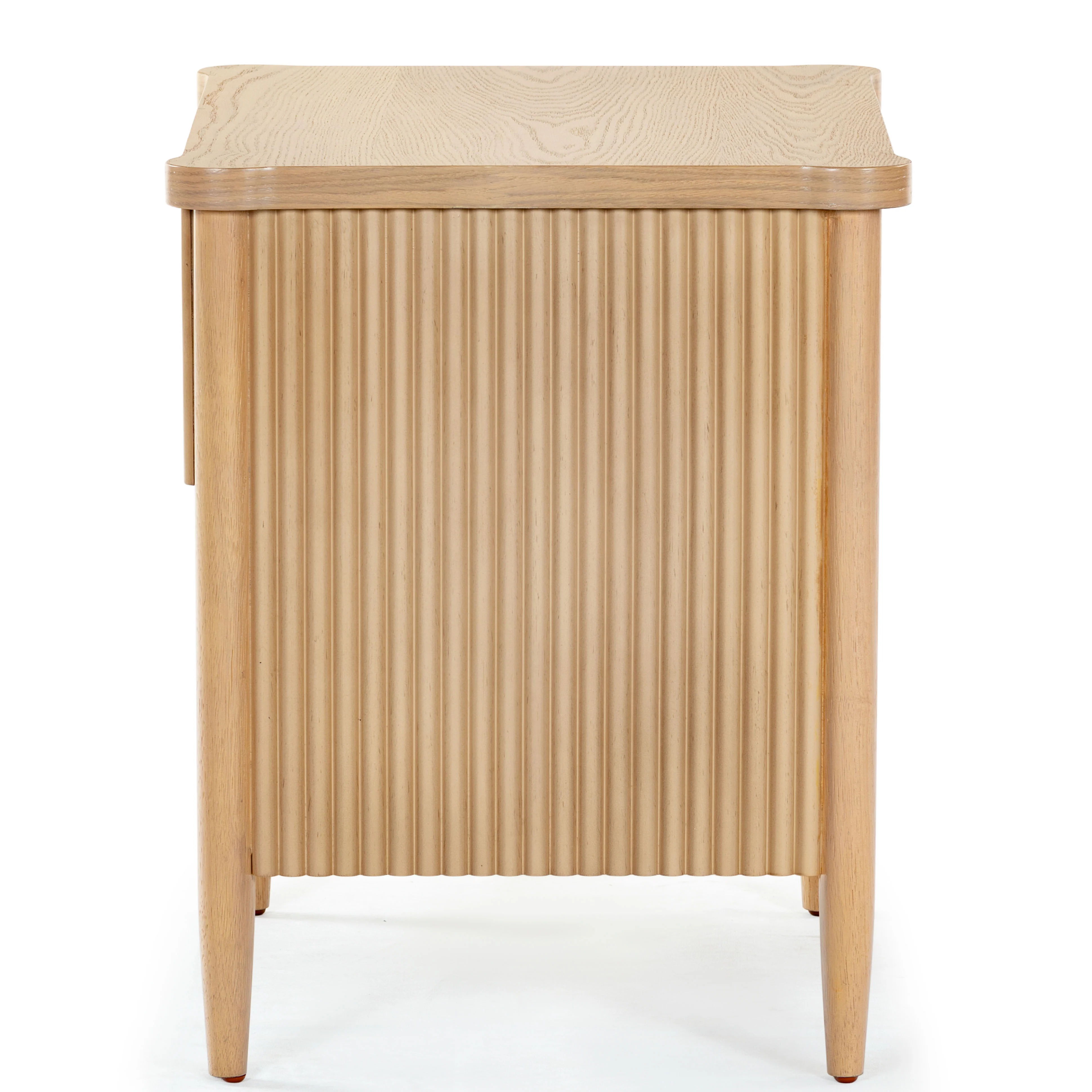 Shelbie 1 Drawer Reeded Nightstand - Image 27