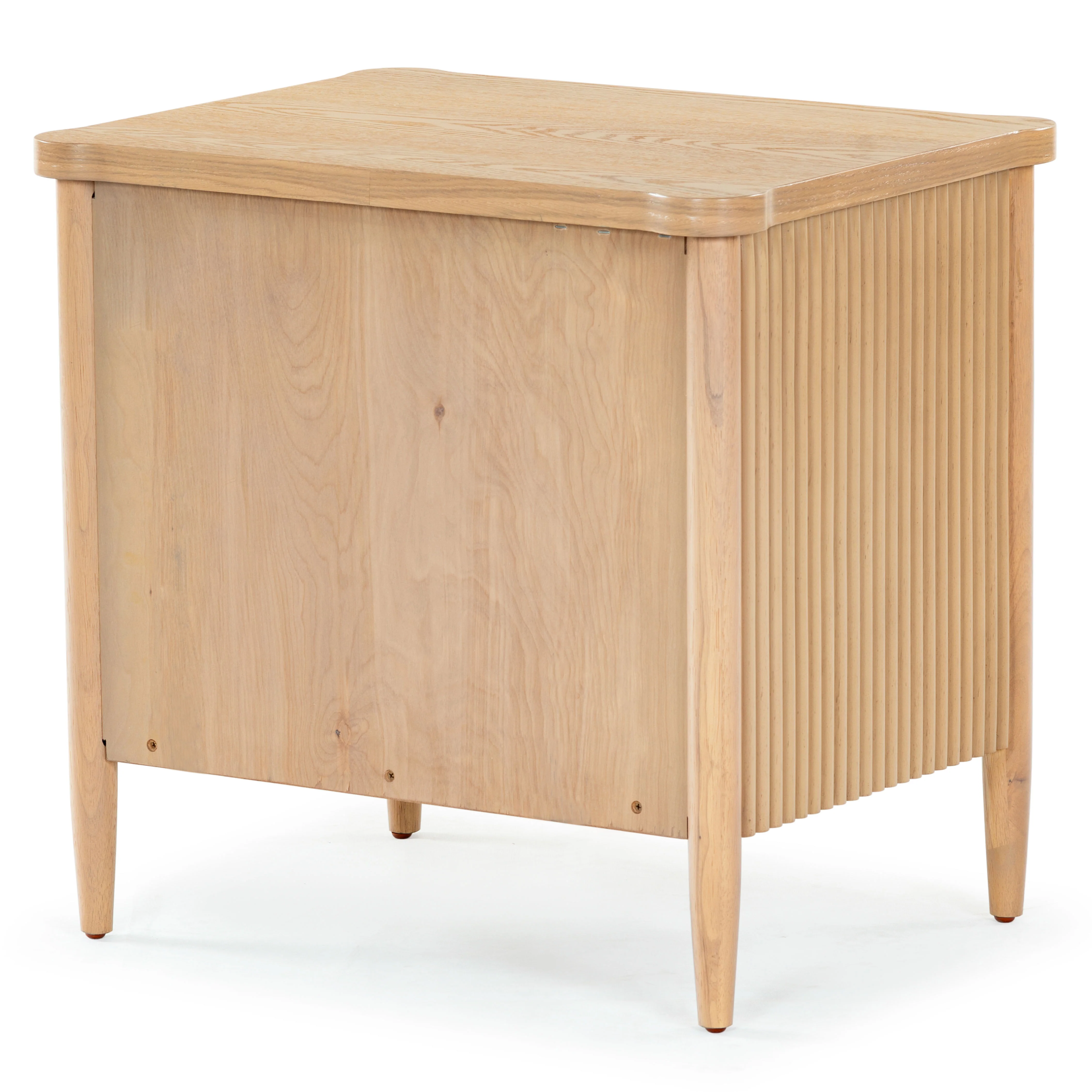 Shelbie 1 Drawer Reeded Nightstand - Image 29