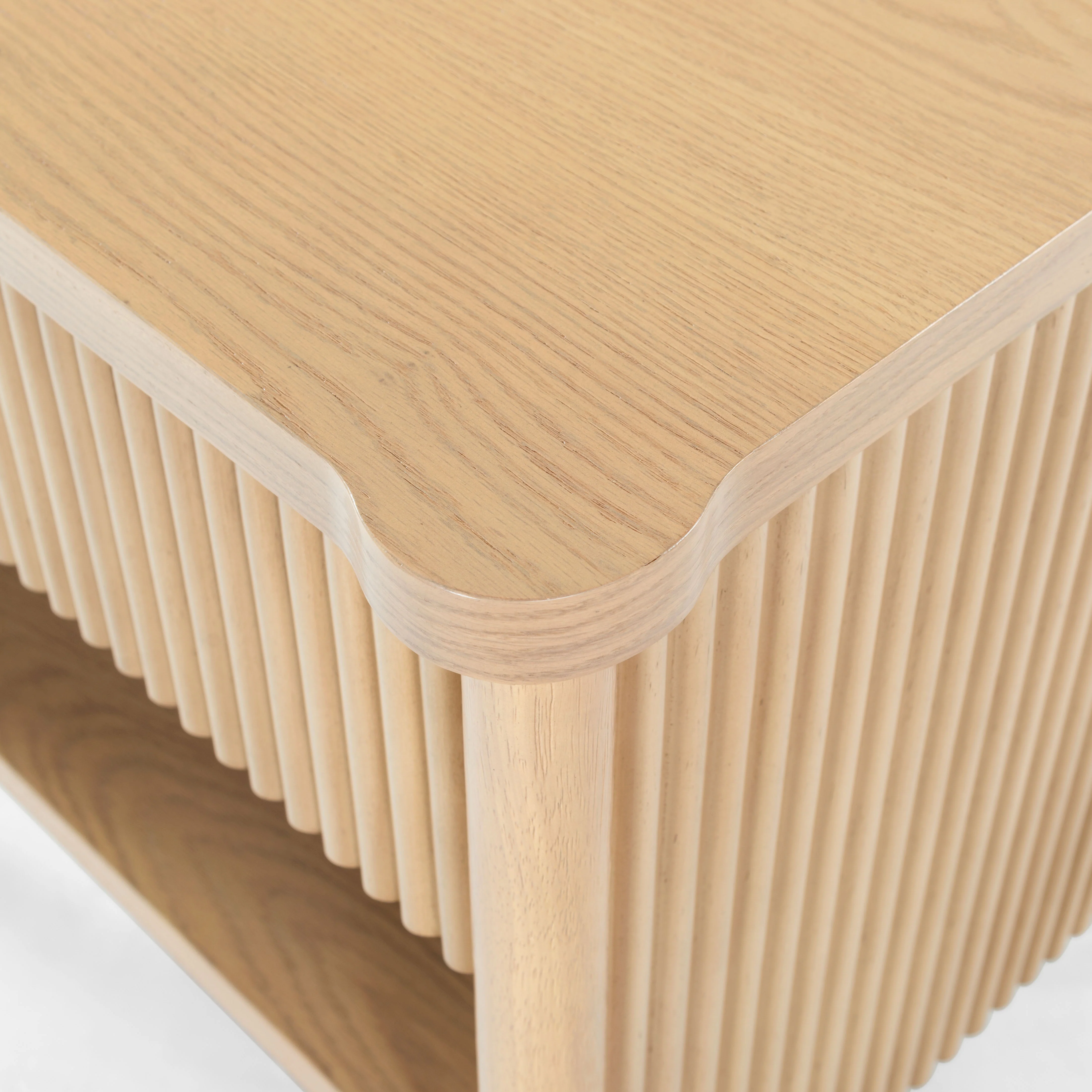 Shelbie 1 Drawer Reeded Nightstand - Image 30