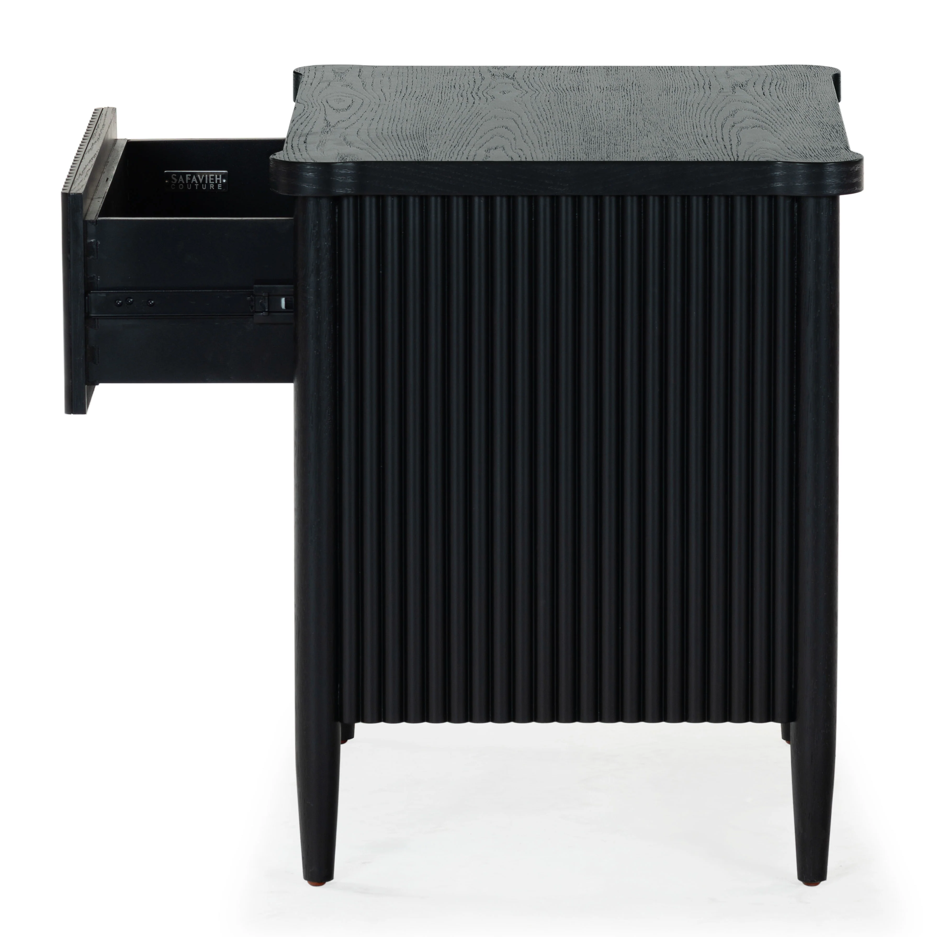 Shelbie 1 Drawer Reeded Nightstand - Image 36