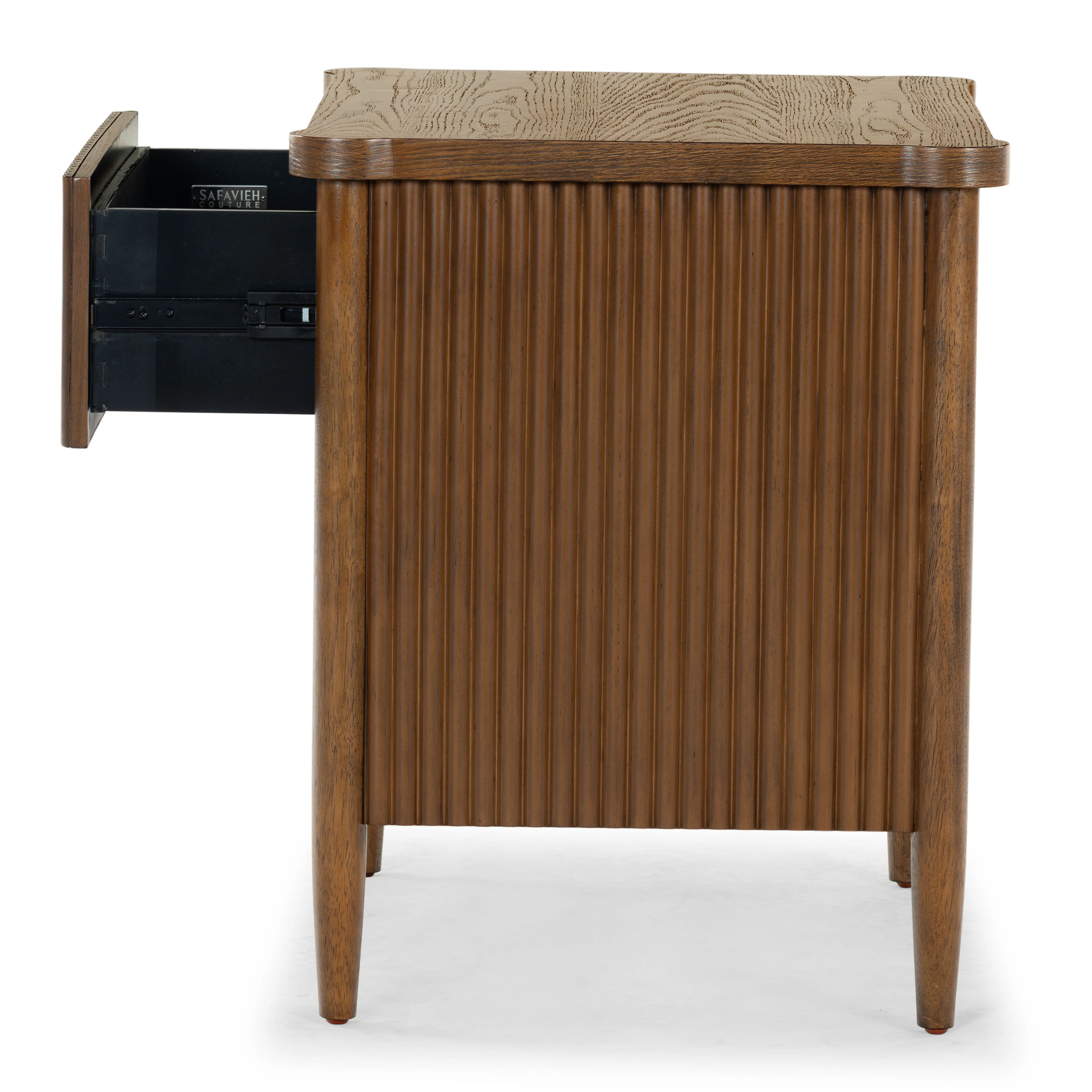 Shelbie 1 Drawer Reeded Nightstand - Image 44