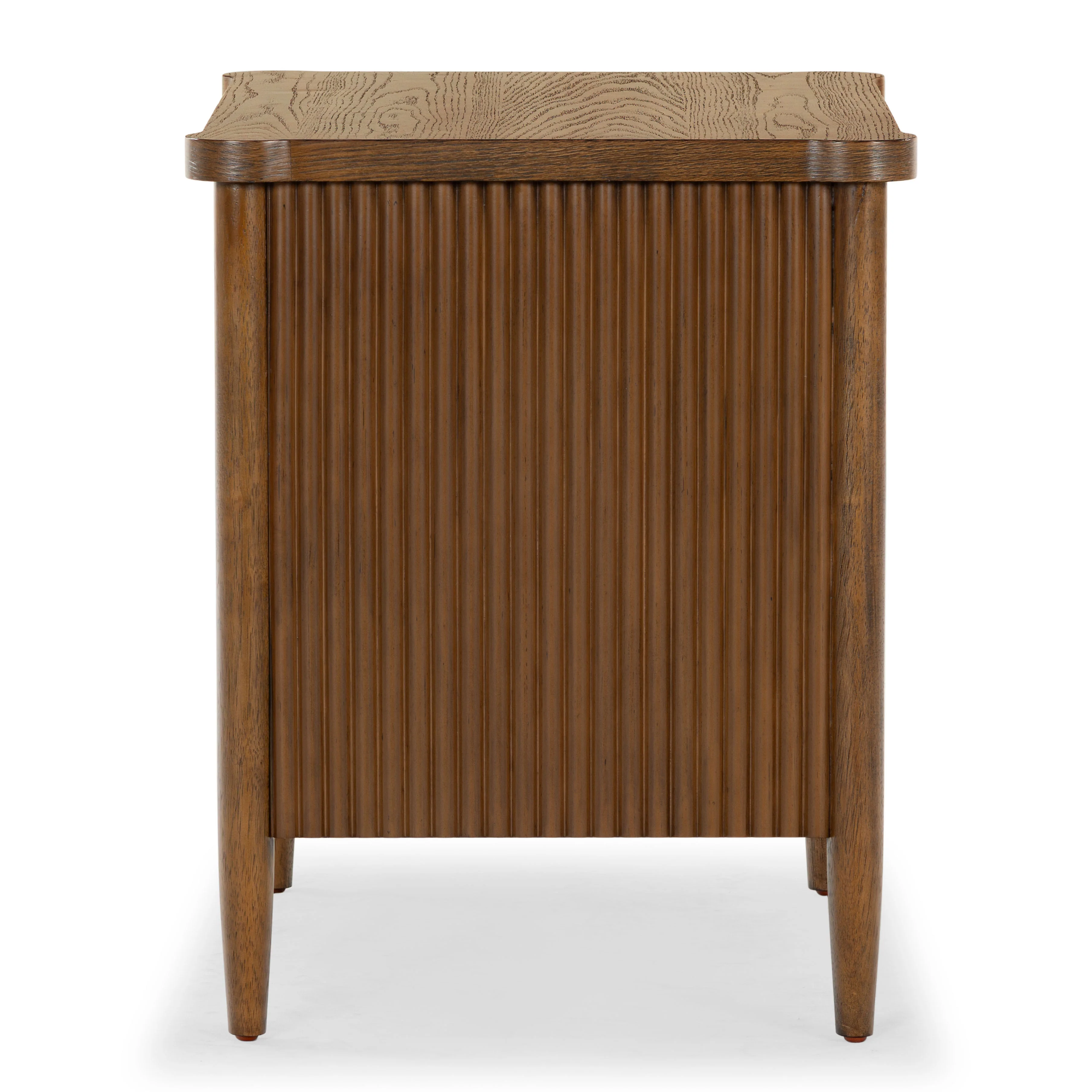 Shelbie 1 Drawer Reeded Nightstand - Image 45