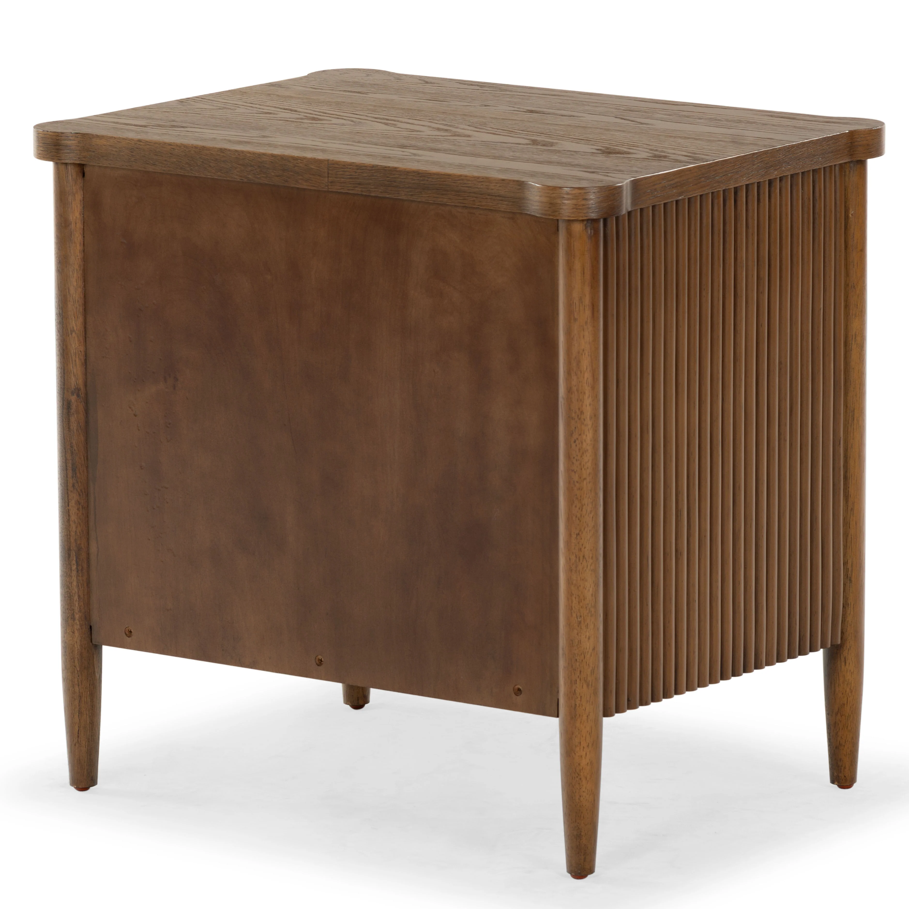 Shelbie 1 Drawer Reeded Nightstand - Image 47