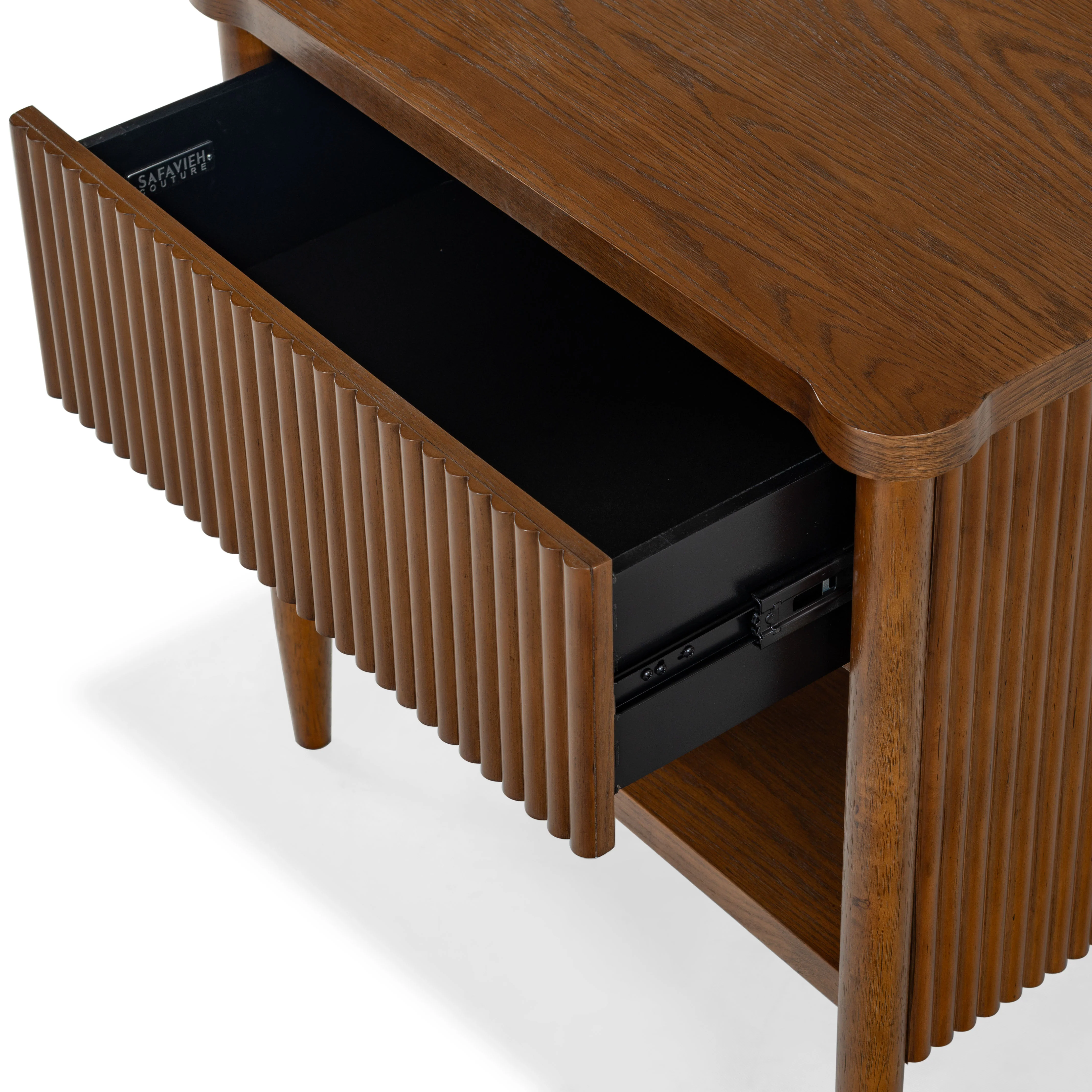 Shelbie 1 Drawer Reeded Nightstand - Image 48