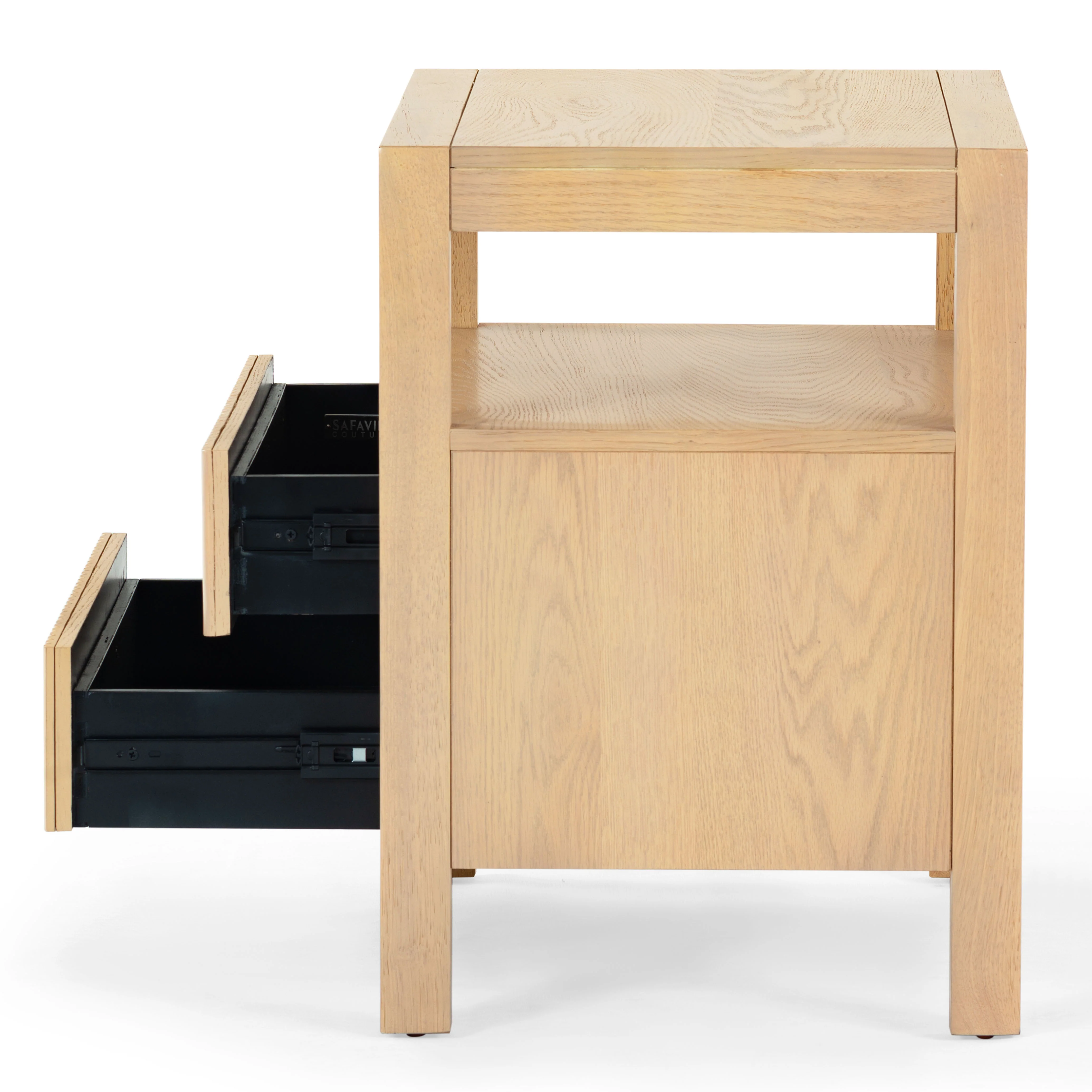 Shelbie 2 Drawer Reeded Nightstand - Image 10