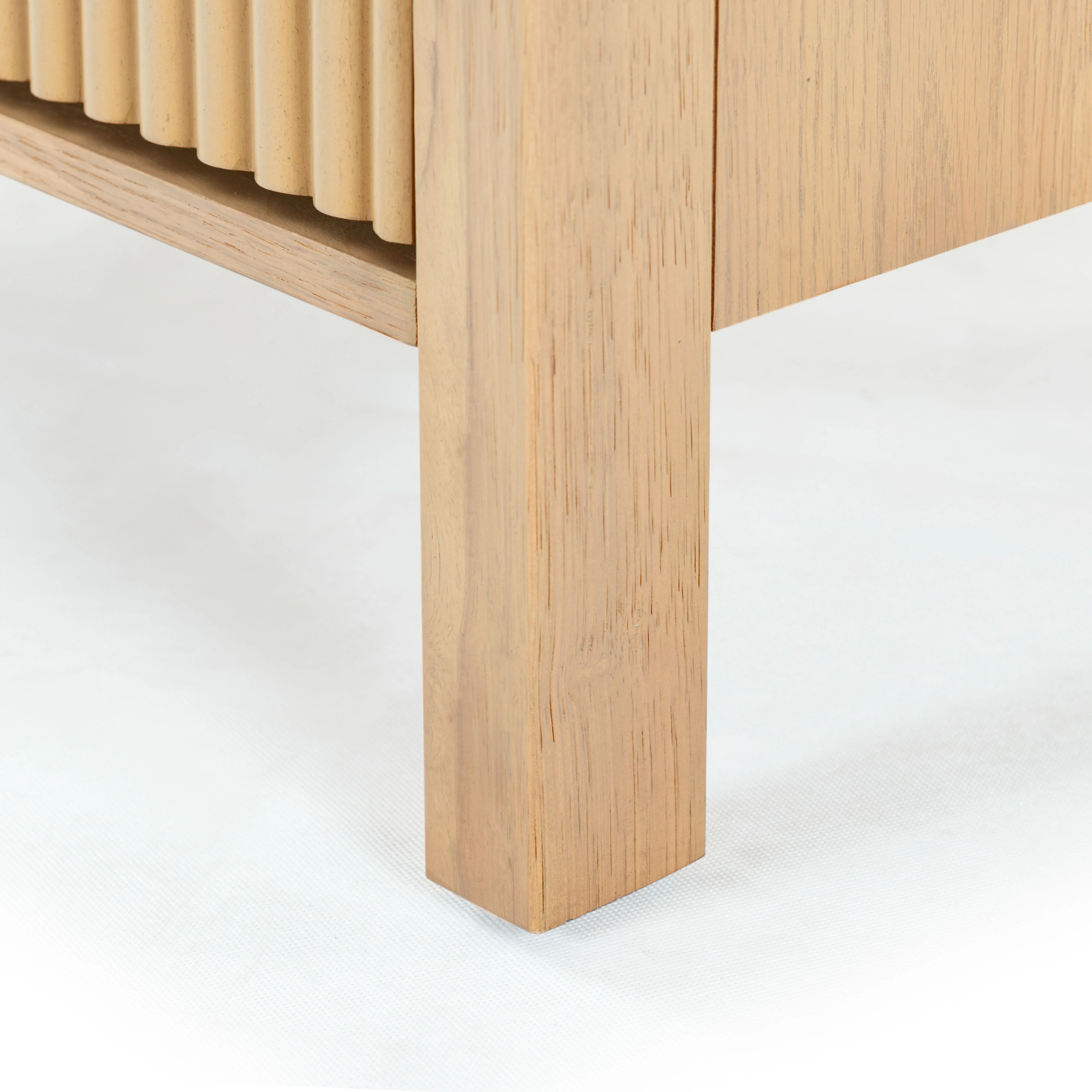 Shelbie 2 Drawer Reeded Nightstand - Image 18