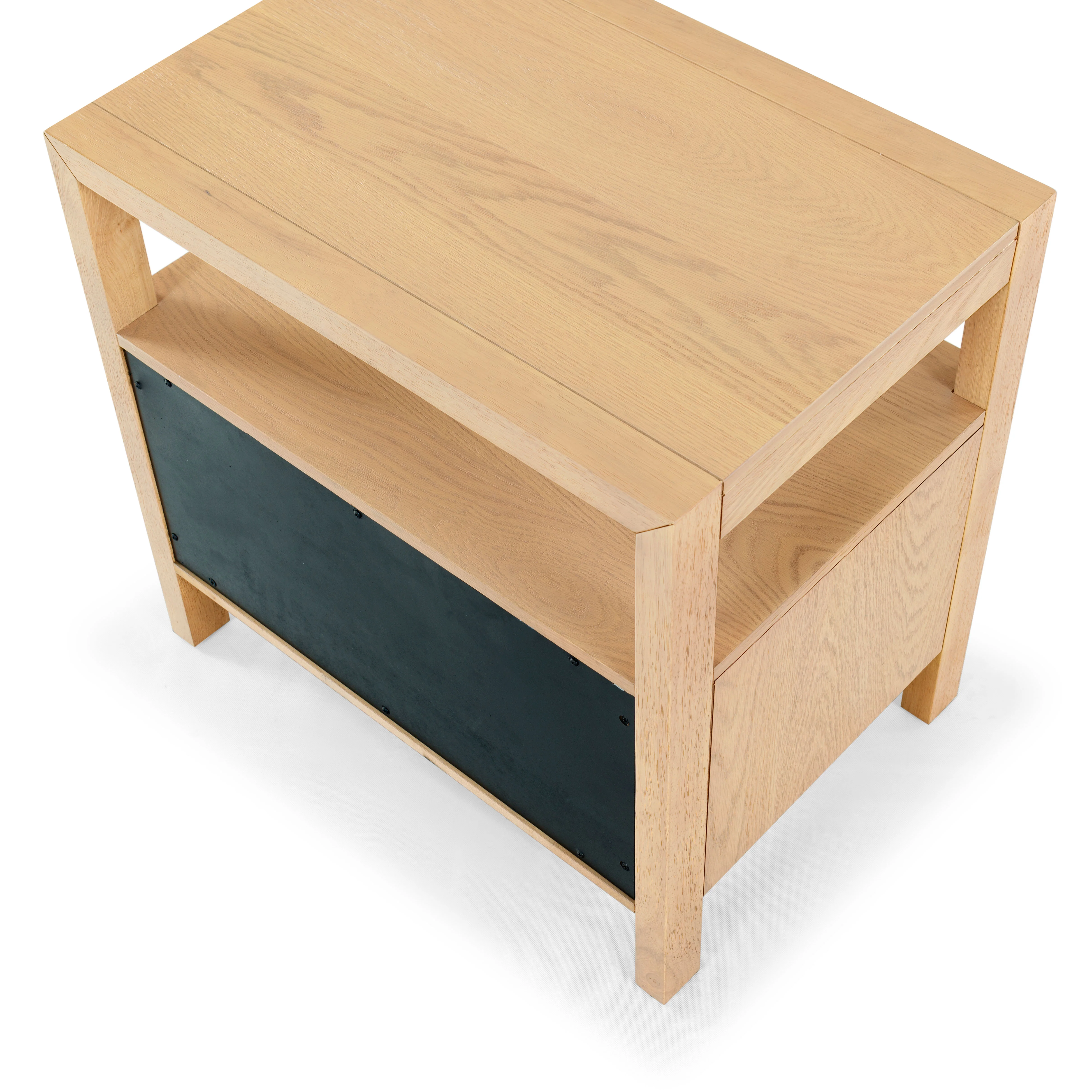 Shelbie 2 Drawer Reeded Nightstand - Image 20