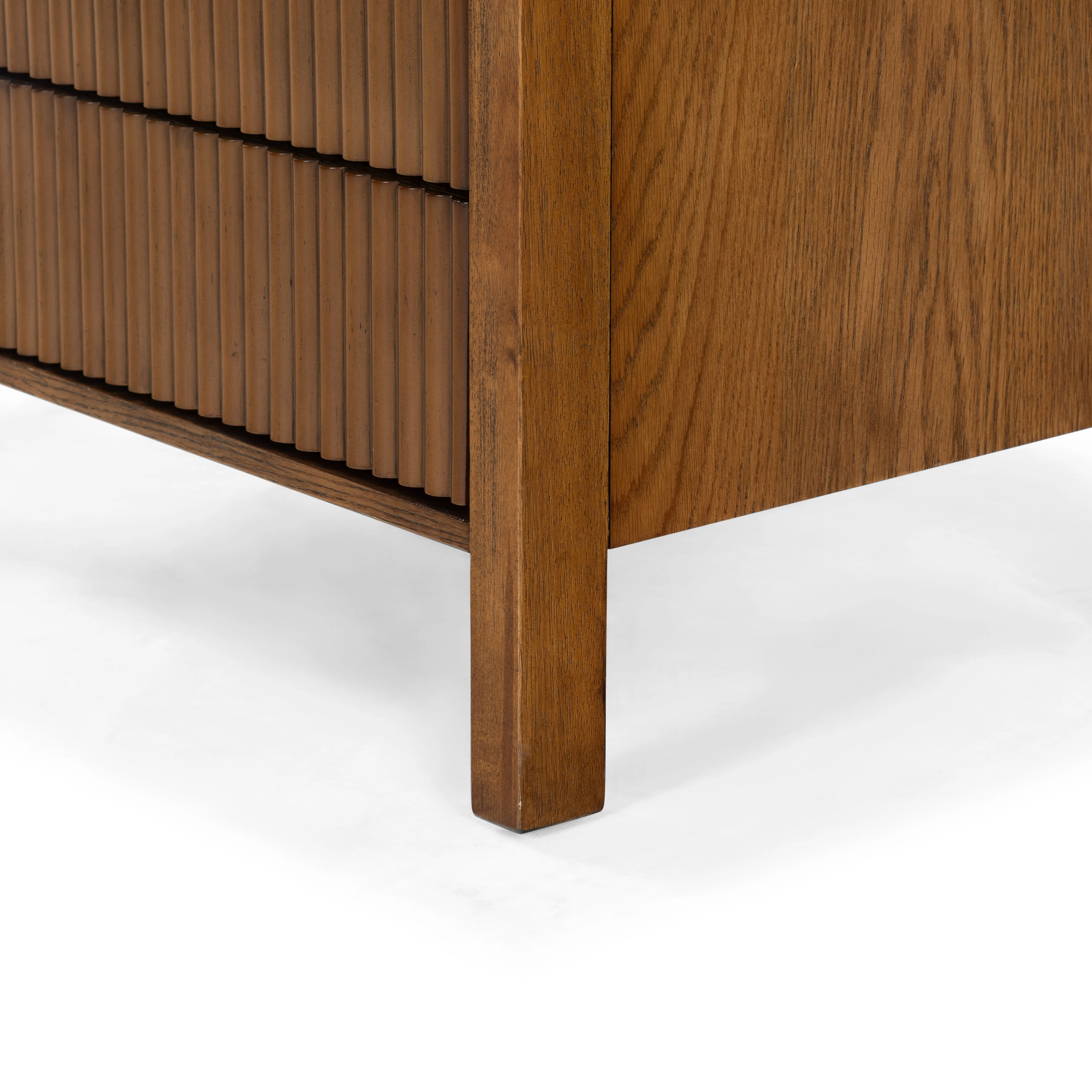 Shelbie 2 Drawer Reeded Nightstand - Image 50