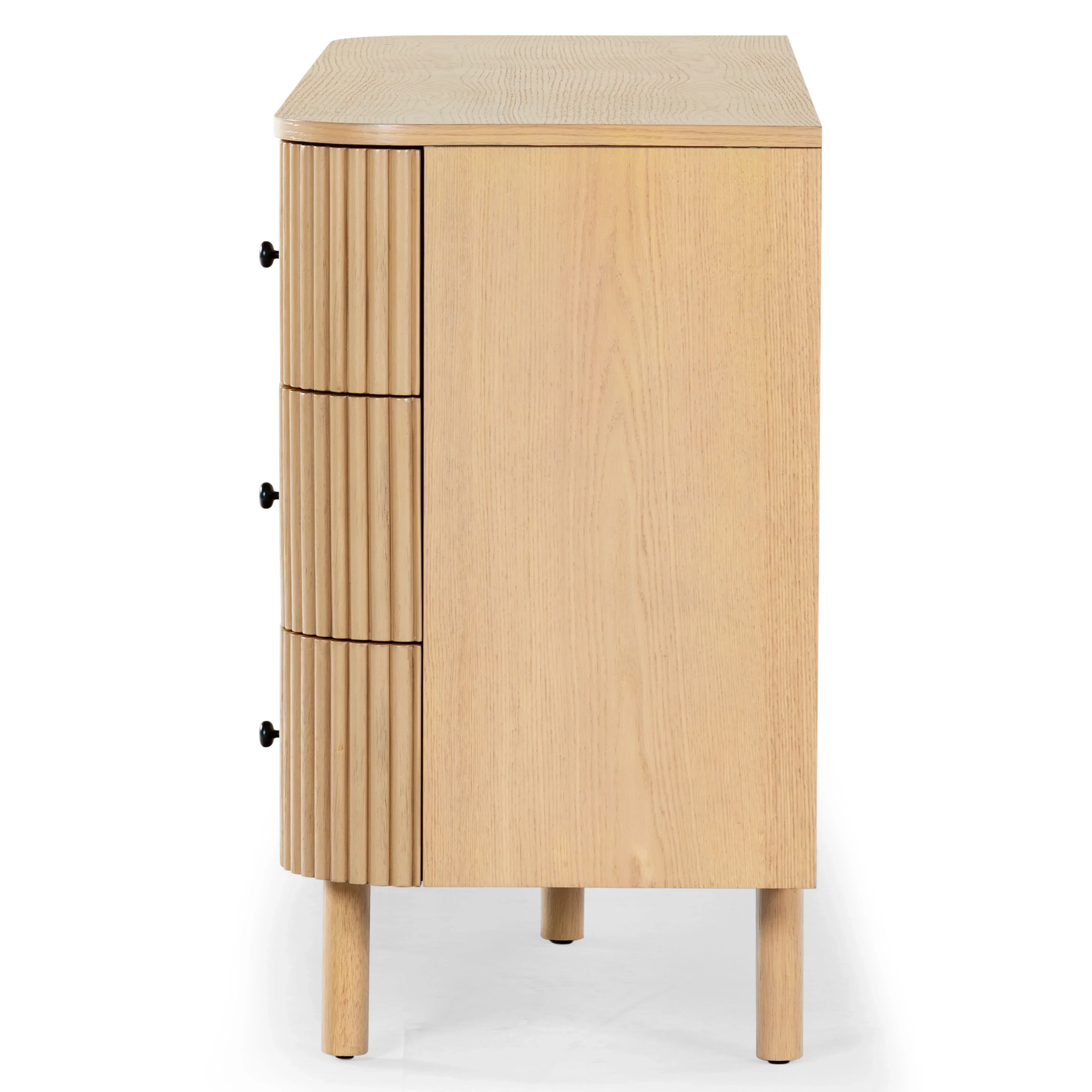Shelbie 6 Drawer Reeded Dresser - Image 30